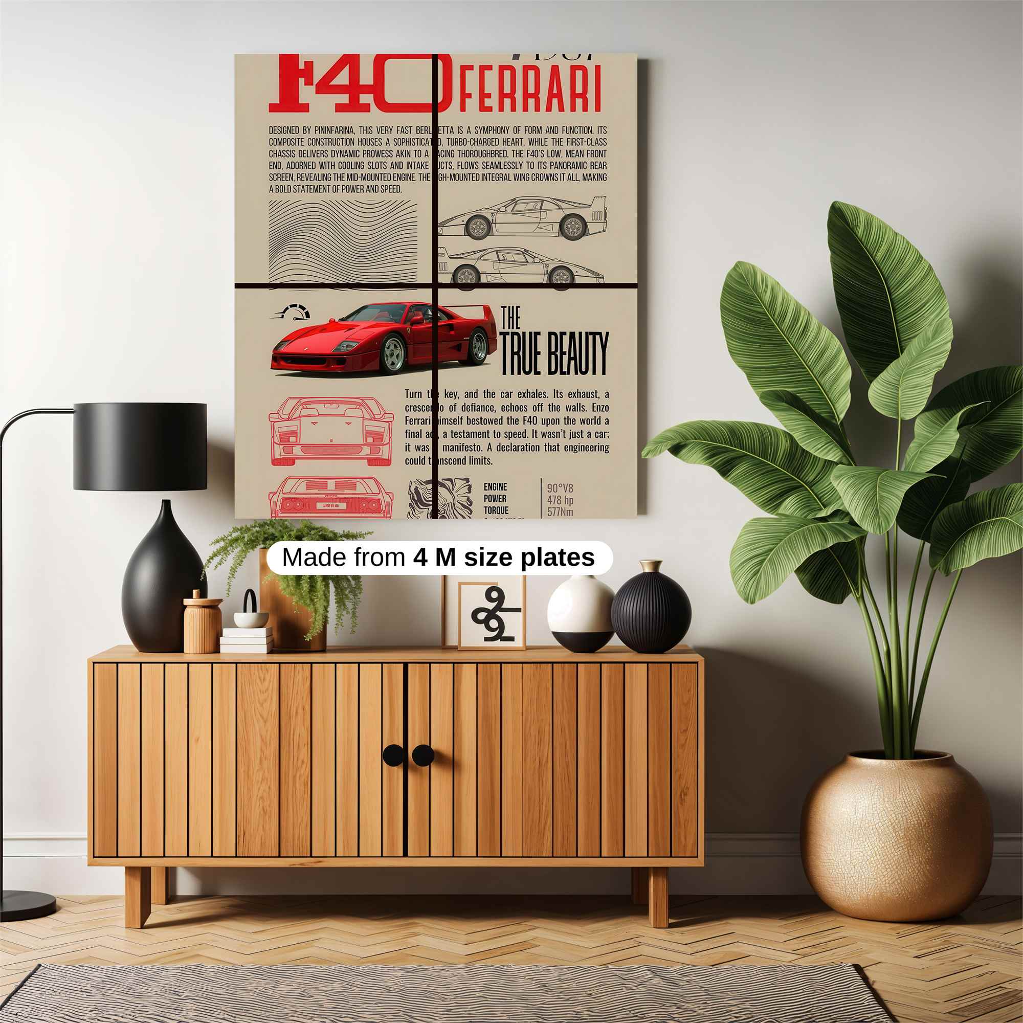 Ferrari Passion Safe Wall Magnetic / M