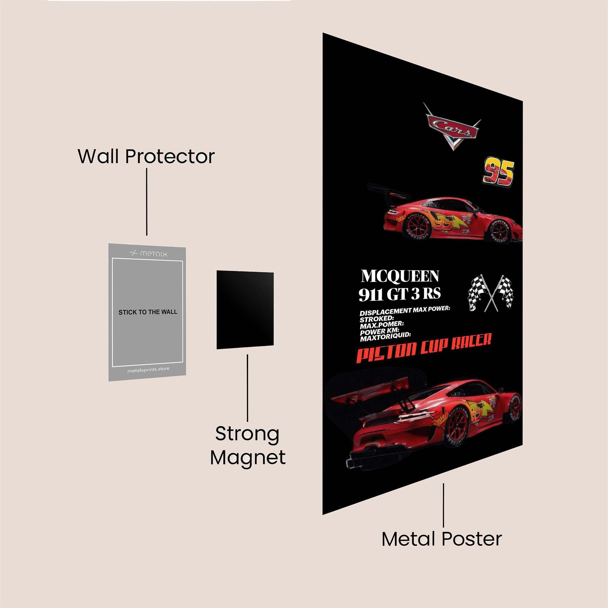 McQueen Velocity Safe Wall Magnetic / M