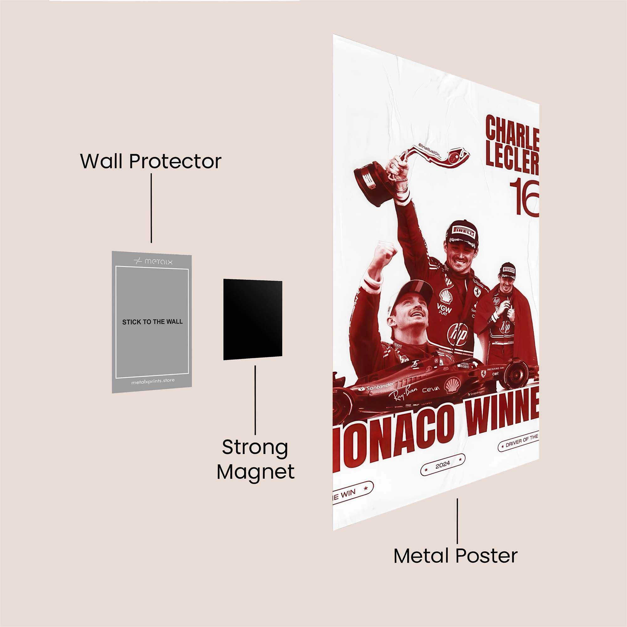 Leclerc Triumphant Safe Wall Magnetic / M