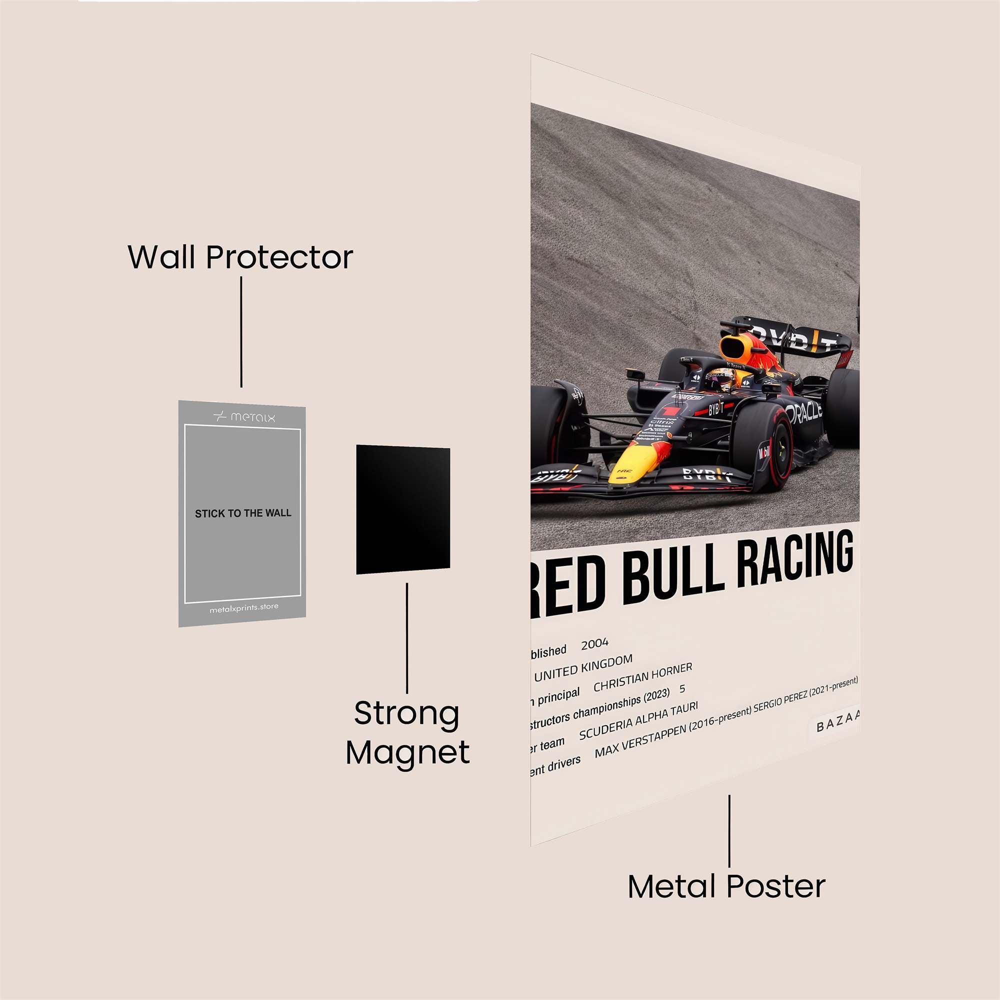 Verstappen Velocity Safe Wall Magnetic / M