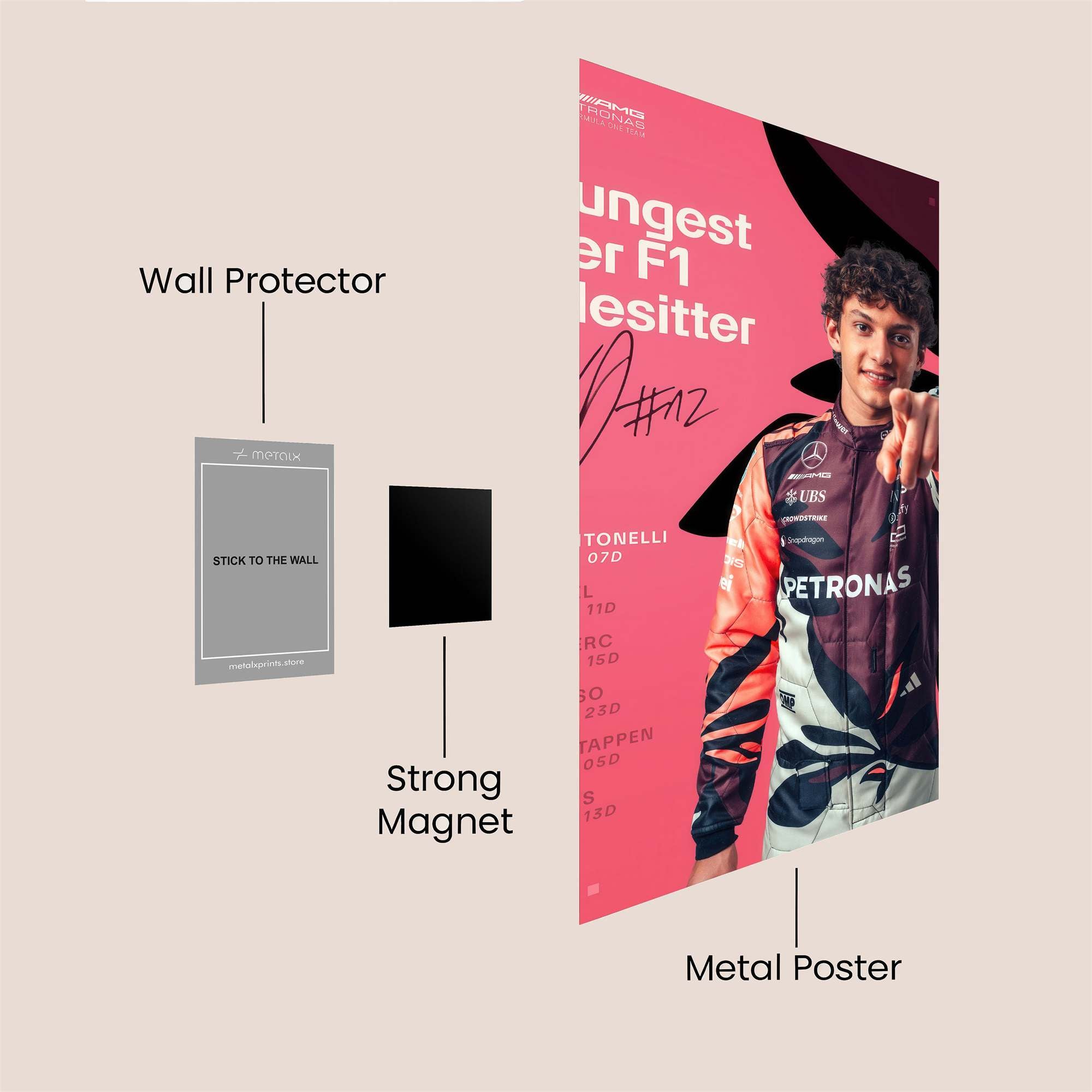 Antonelli Trailblazer Safe Wall Magnetic / M