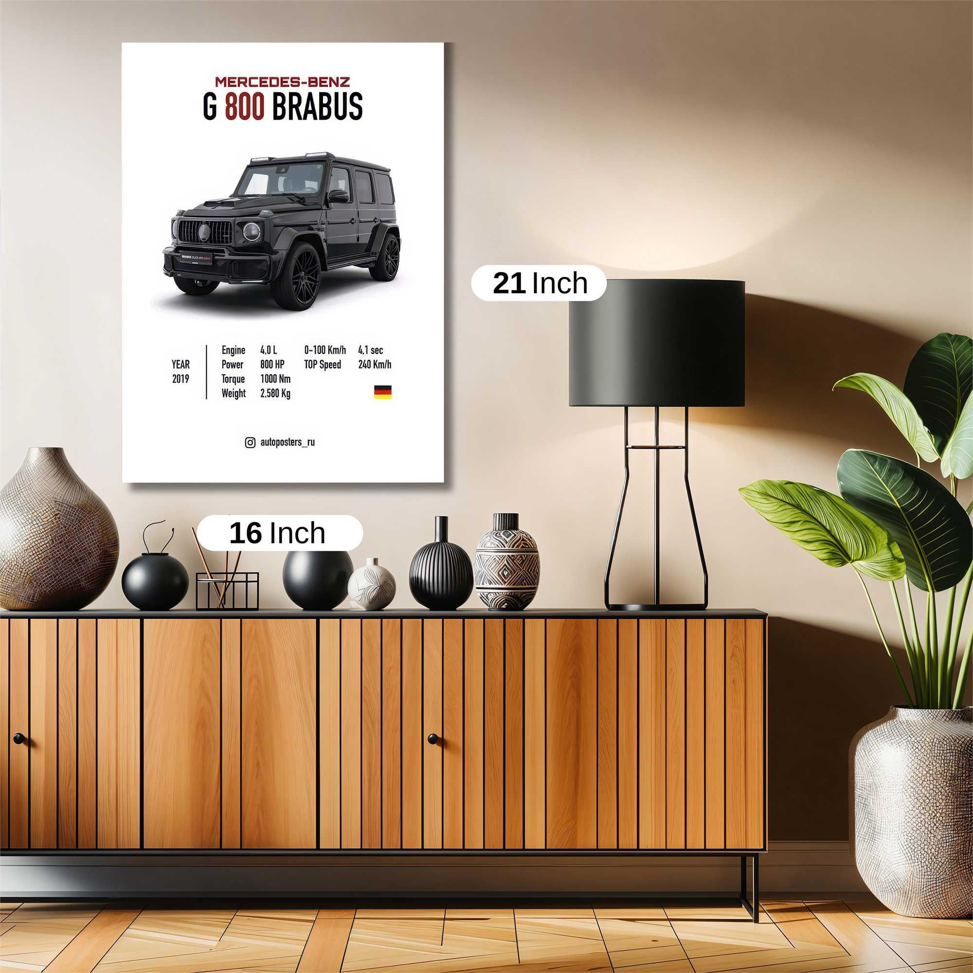 Brabus Beast Safe Wall Magnetic / M