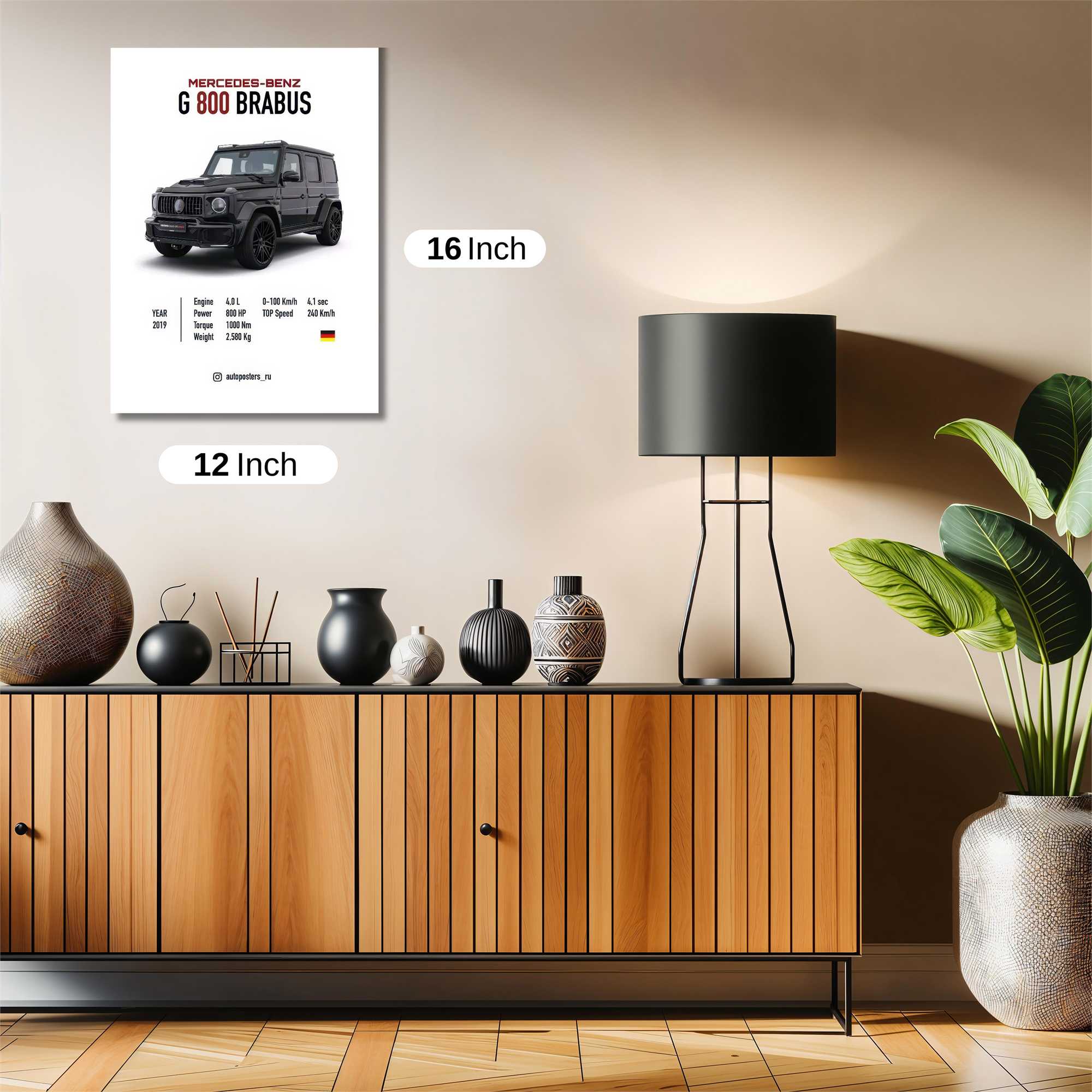 Brabus Beast Safe Wall Magnetic / M