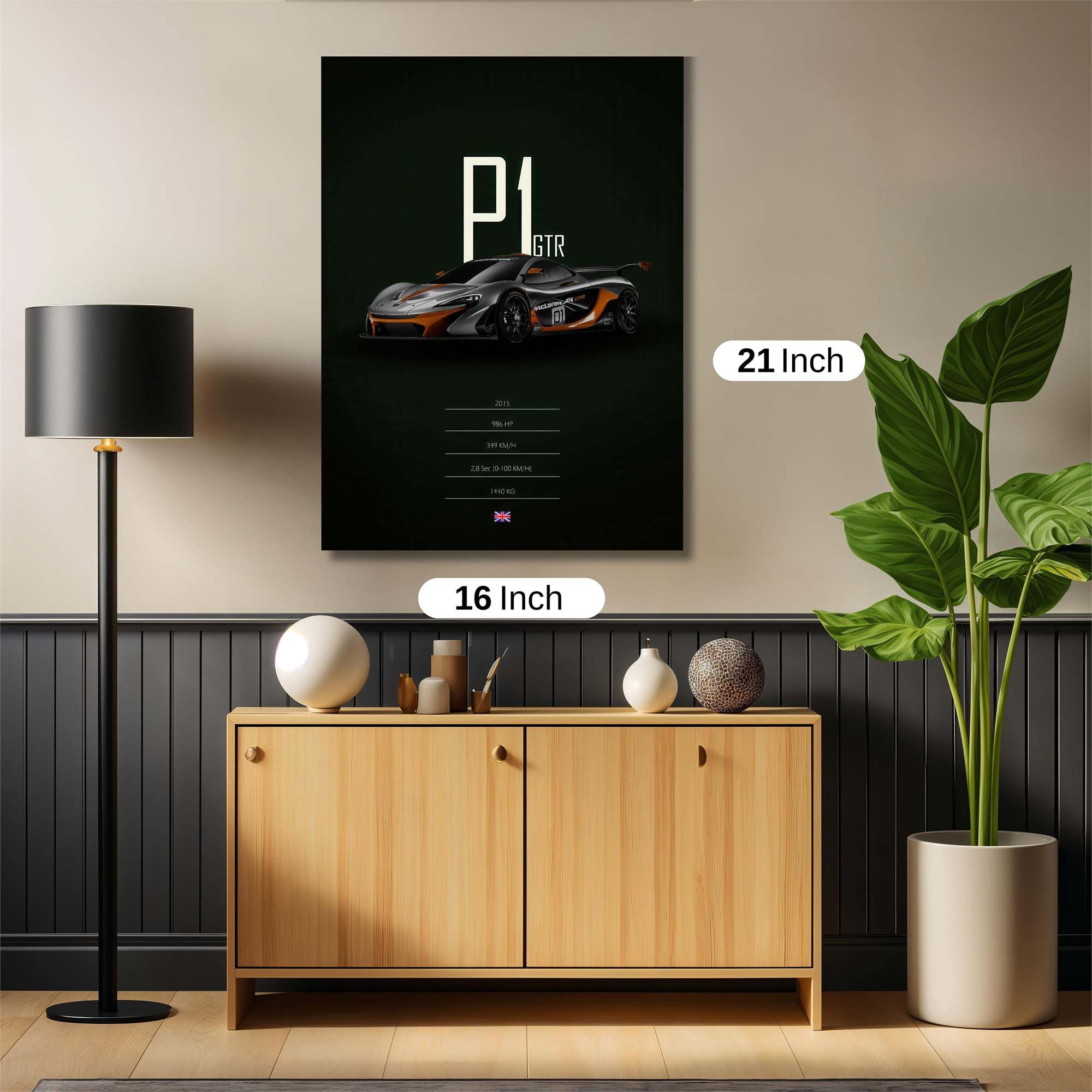 P1GTR Velocity Safe Wall Magnetic / M