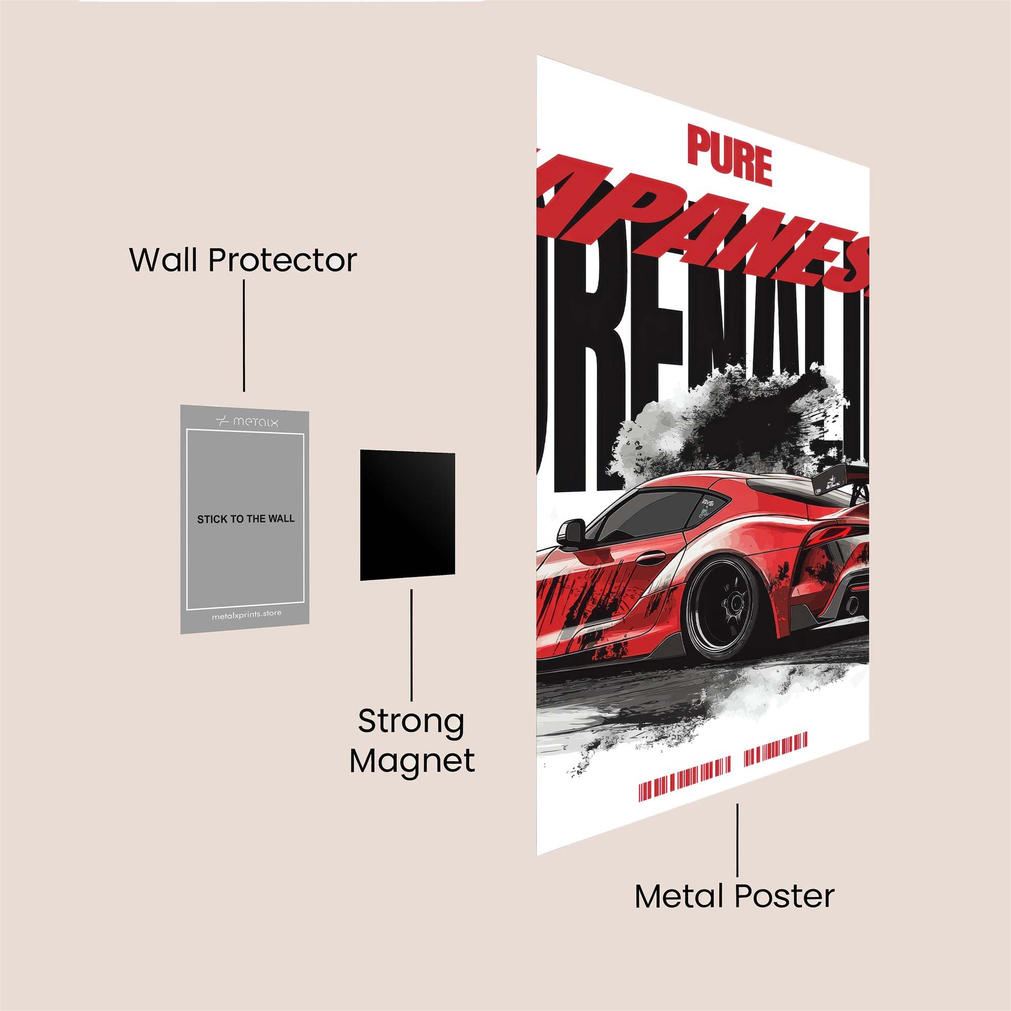 Supra Rush Safe Wall Magnetic / M