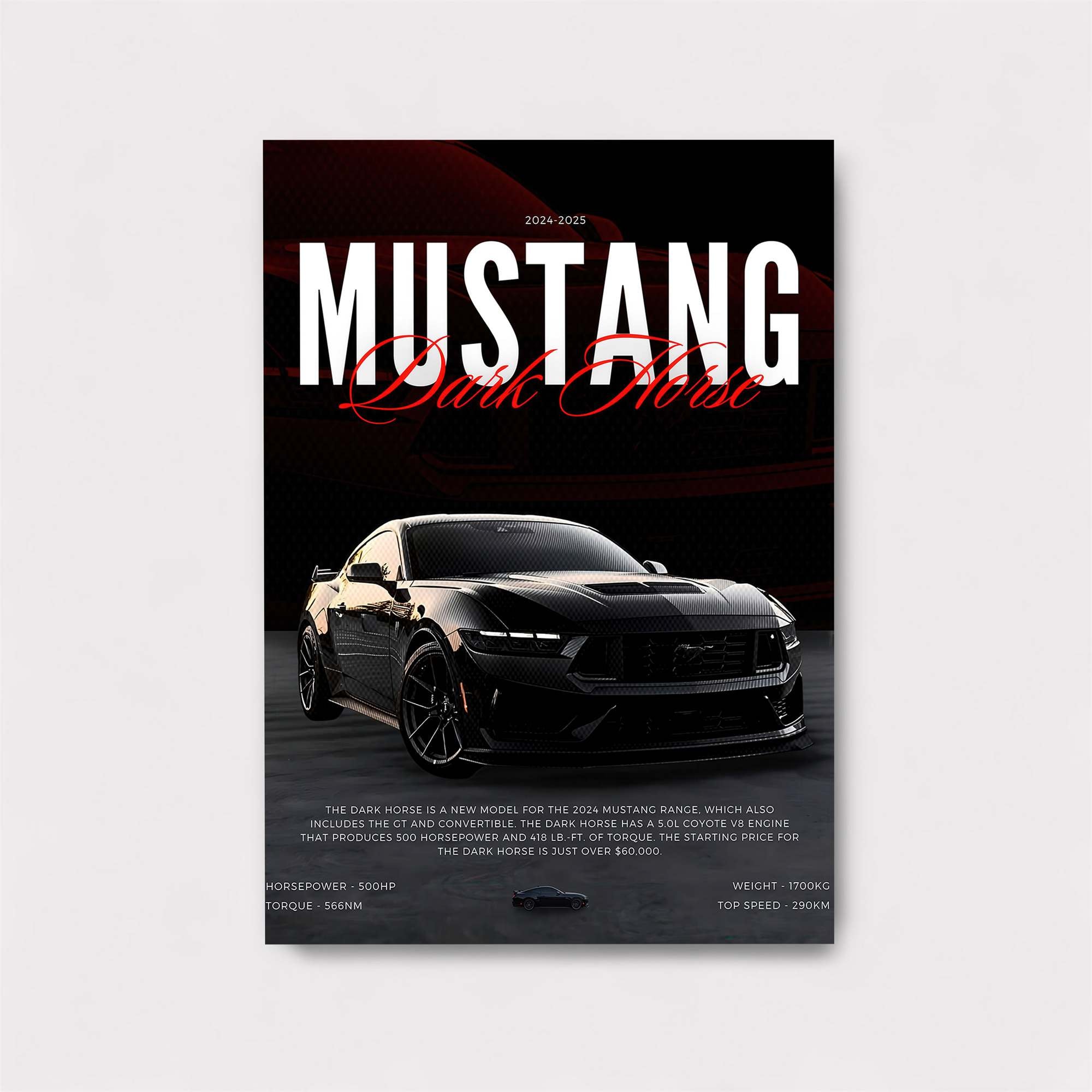 Mustang Menace Safe Wall Magnetic / M