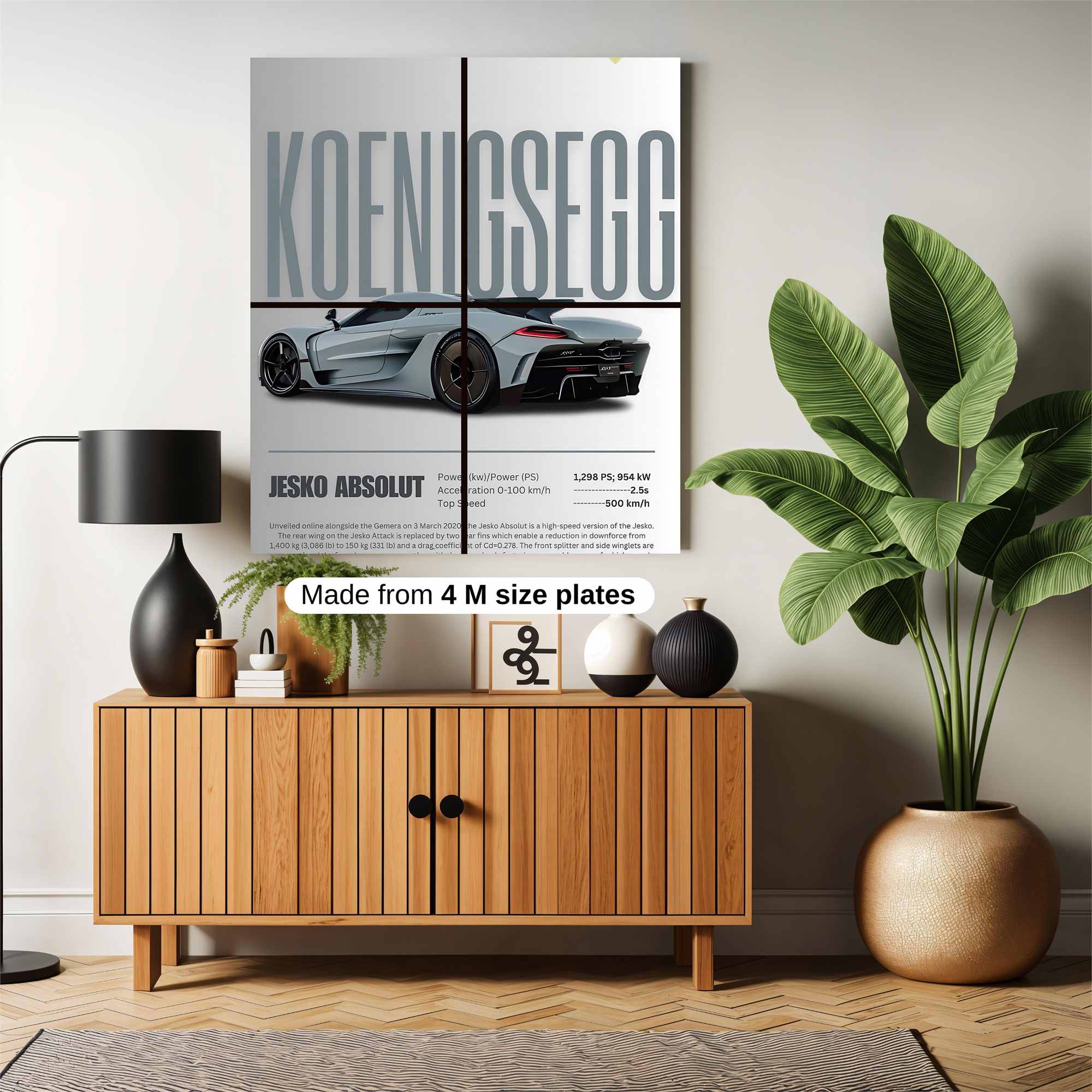 Koenigsegg Thrilling Safe Wall Magnetic / M