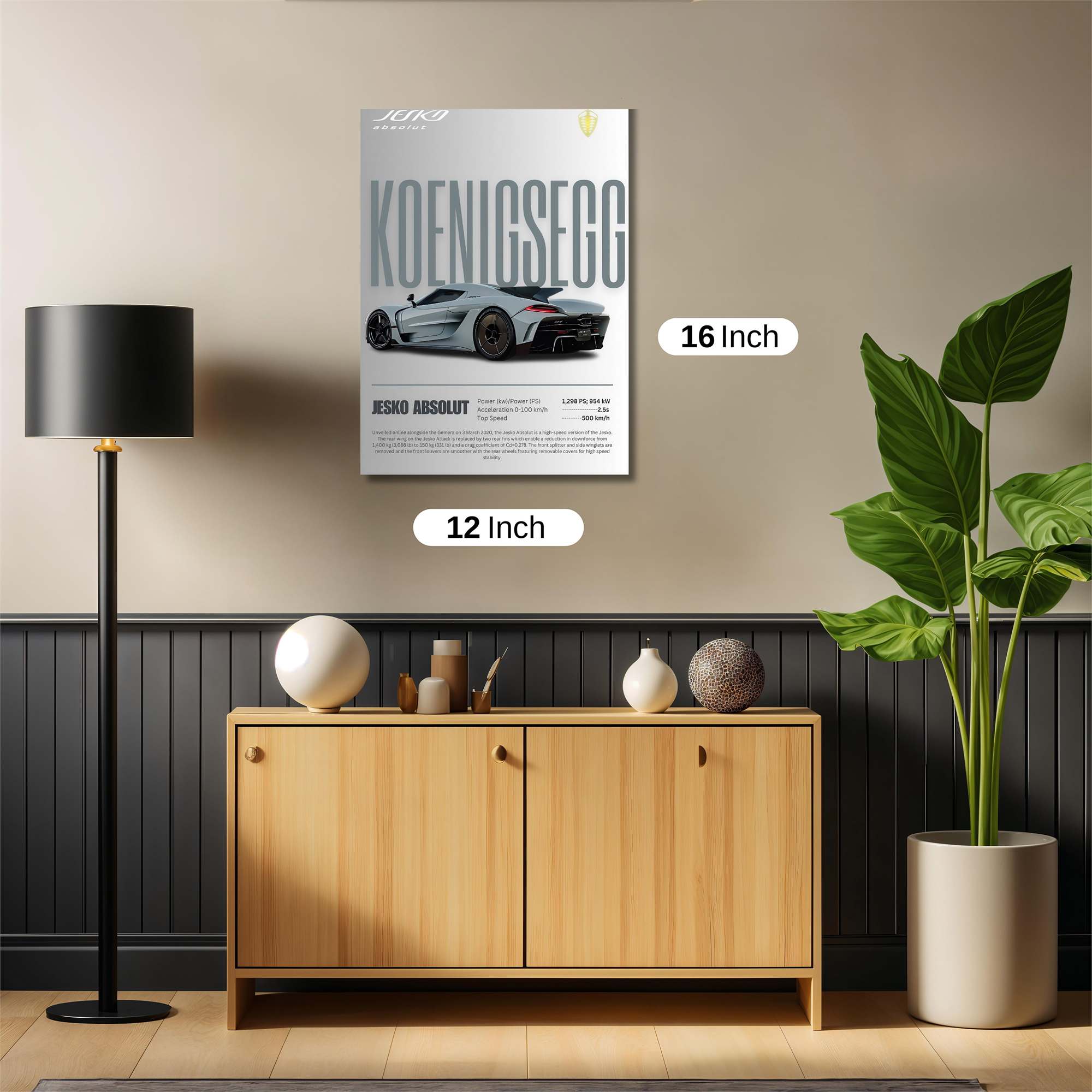 Koenigsegg Thrilling Safe Wall Magnetic / M