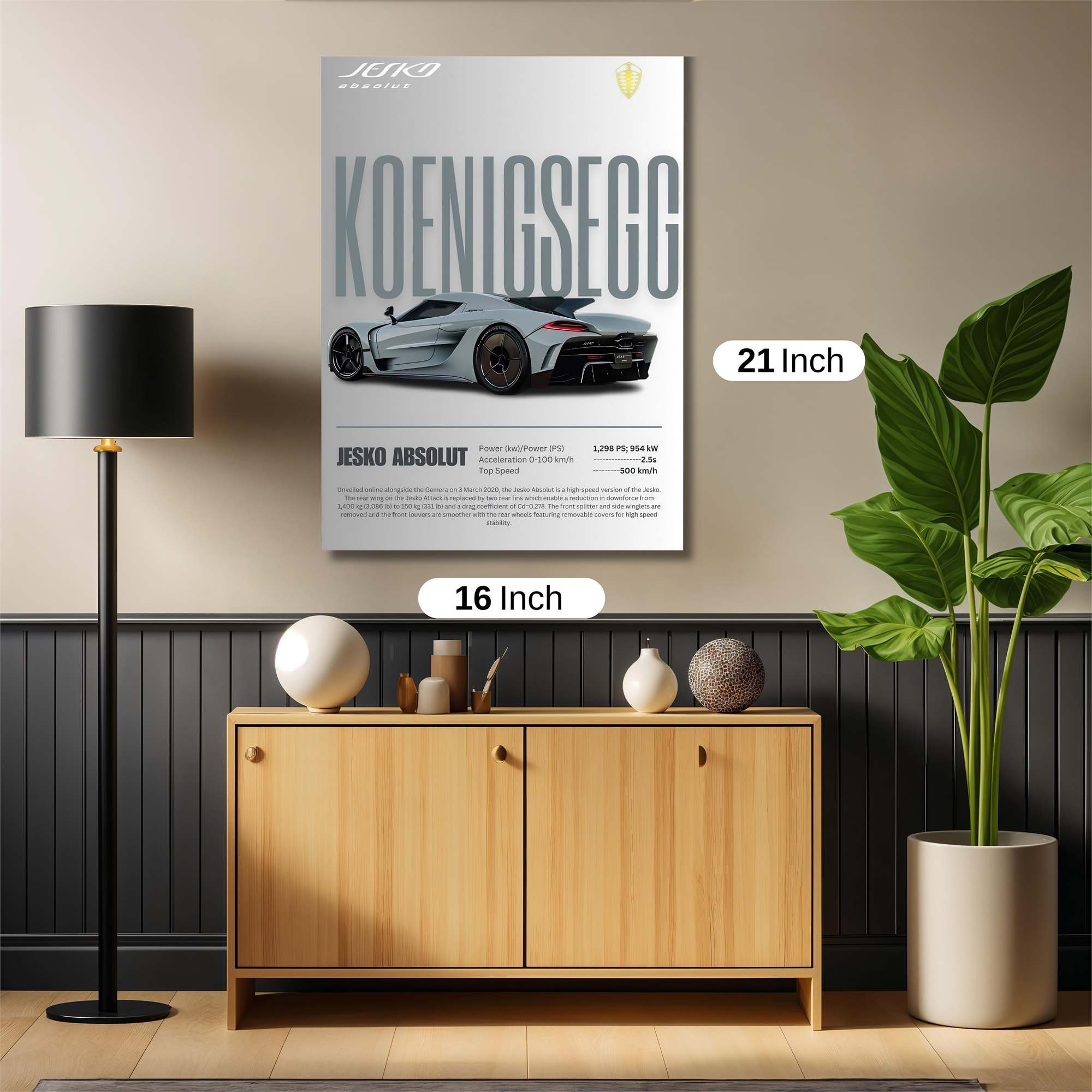 Koenigsegg Thrilling Safe Wall Magnetic / M