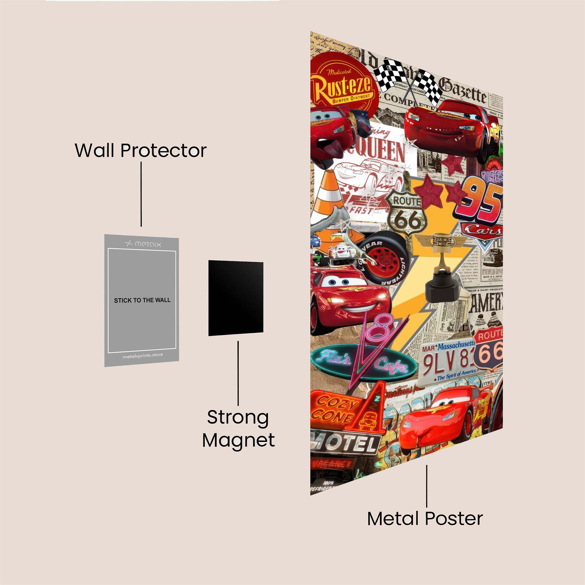 Lightning Excitement Safe Wall Magnetic / M