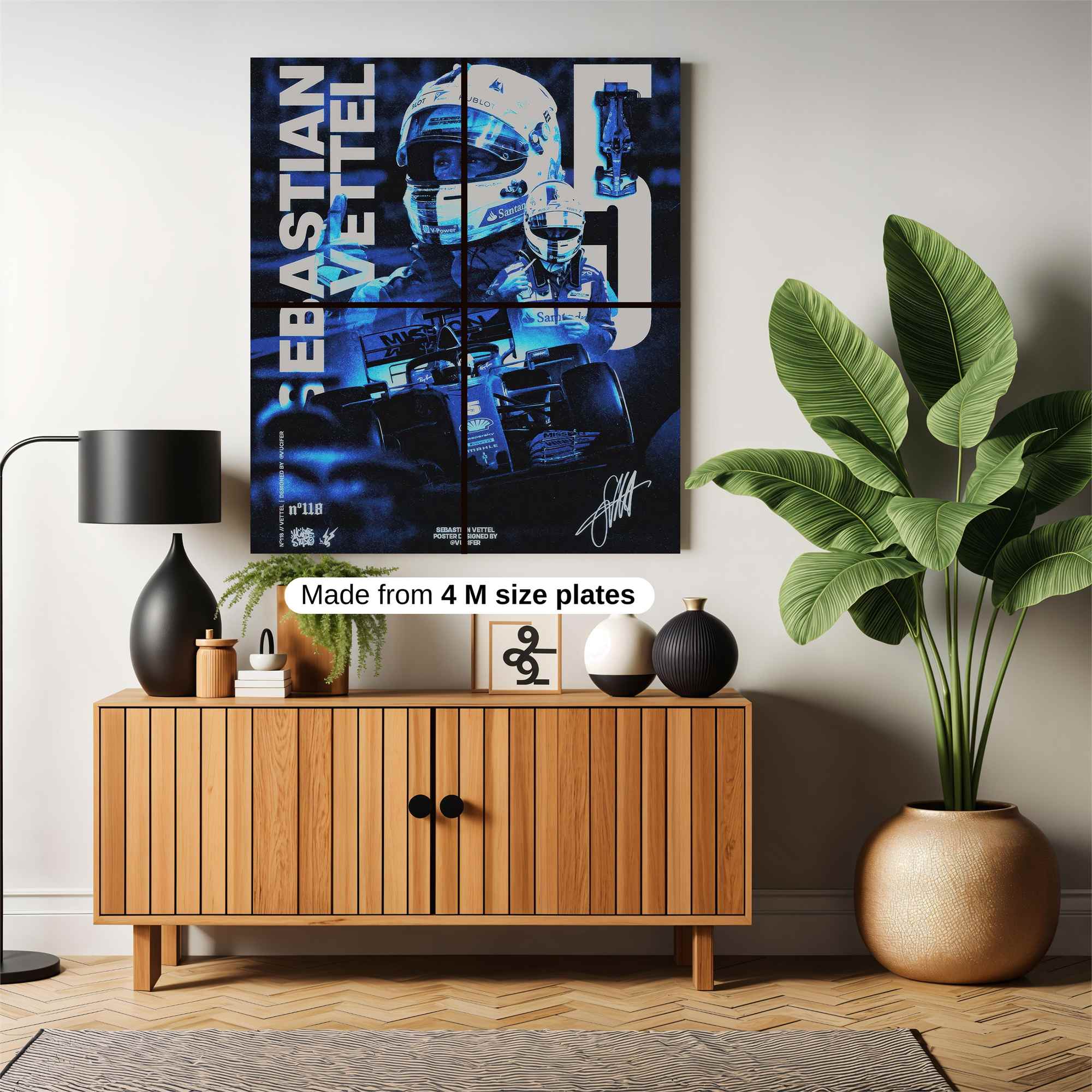 Vettel Victorious Safe Wall Magnetic / M