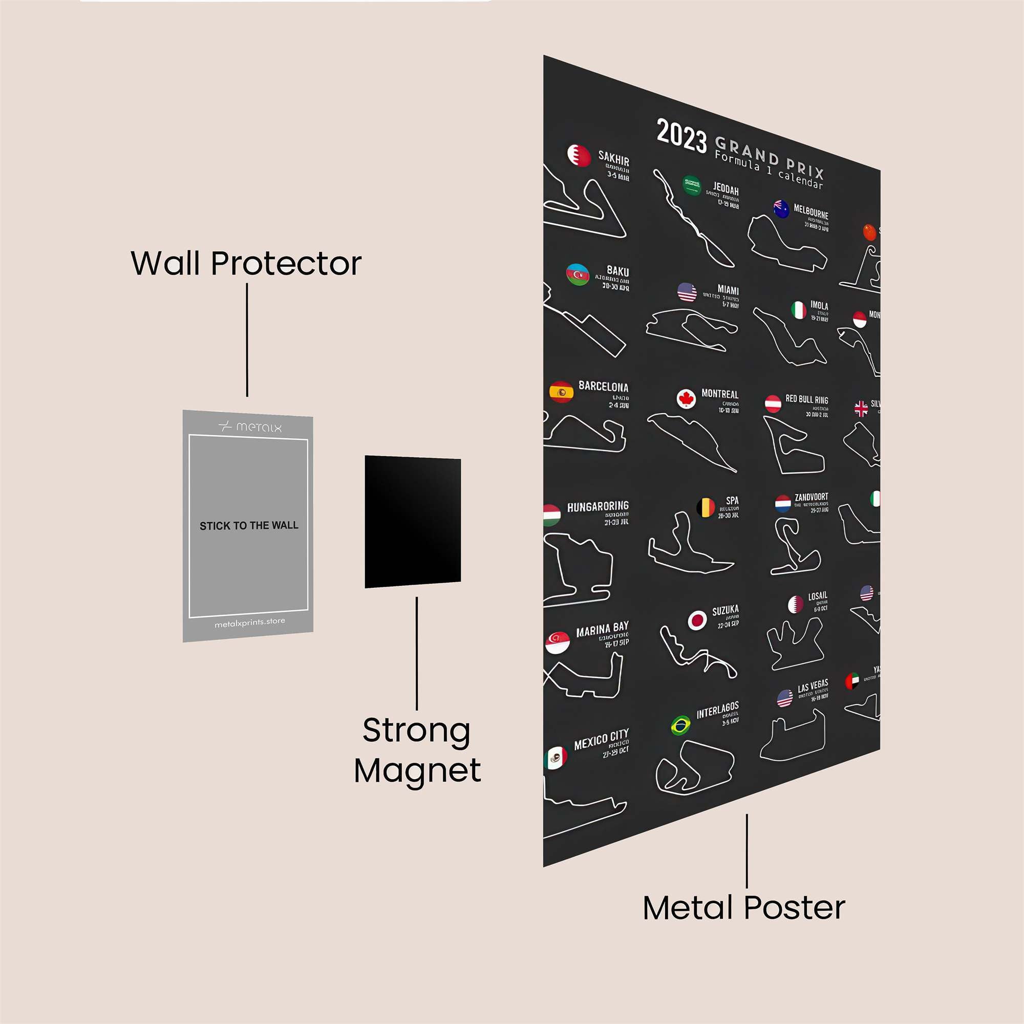Grand Excitement Safe Wall Magnetic / M