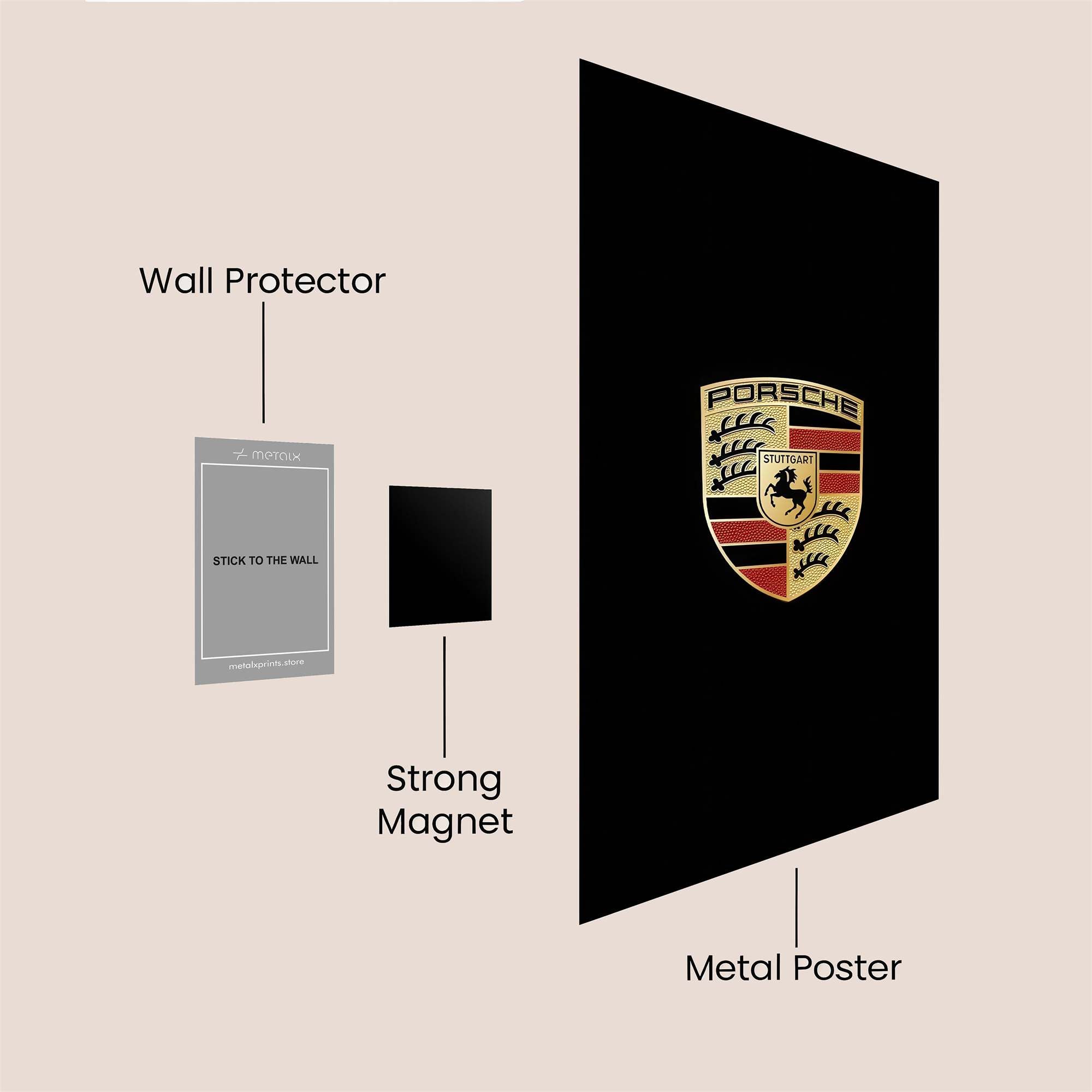 Porsche Prestige Safe Wall Magnetic / M