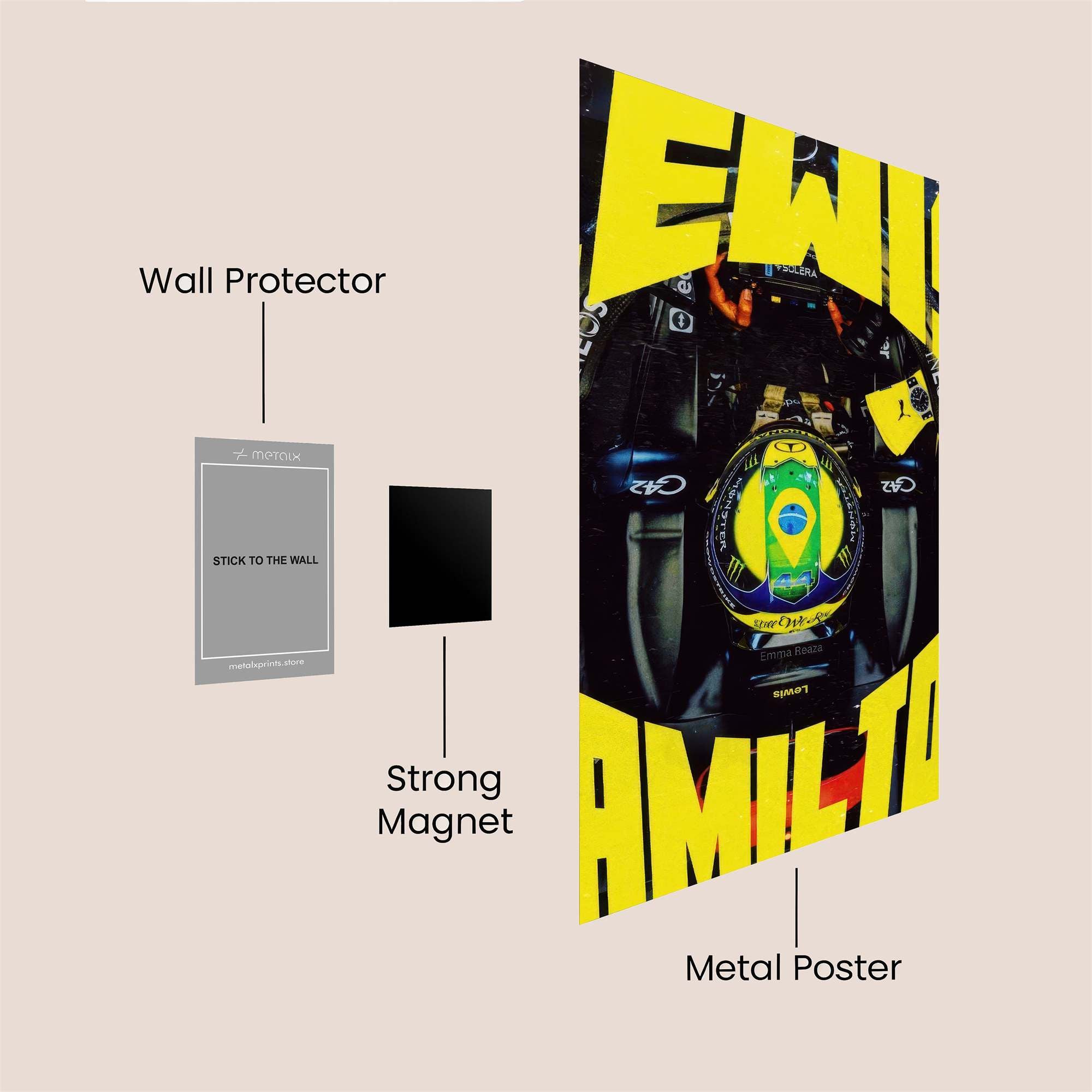 Lewis Triumphant Safe Wall Magnetic / M