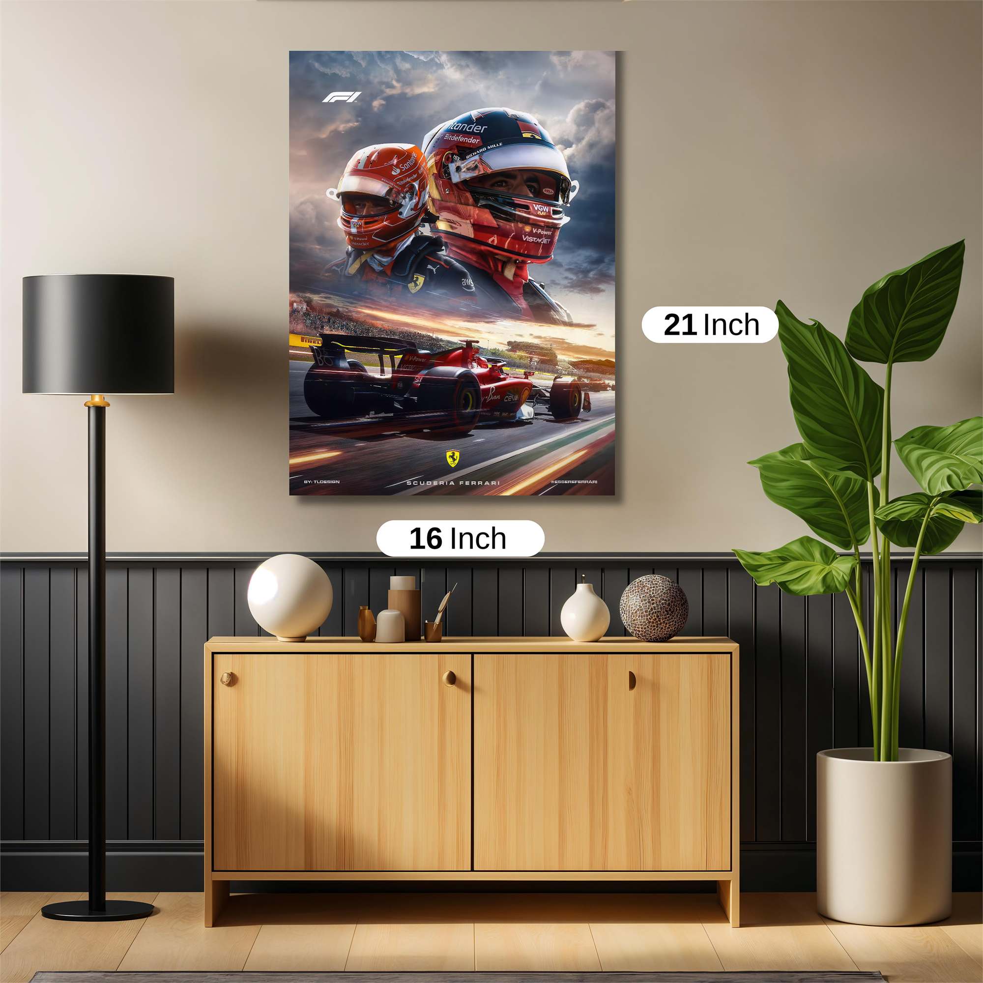 Ferrari Fierce Safe Wall Magnetic / M