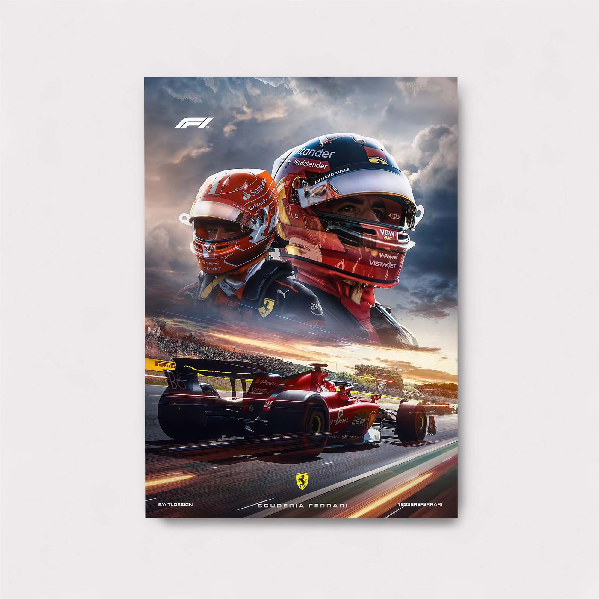 Ferrari Fierce Safe Wall Magnetic / M