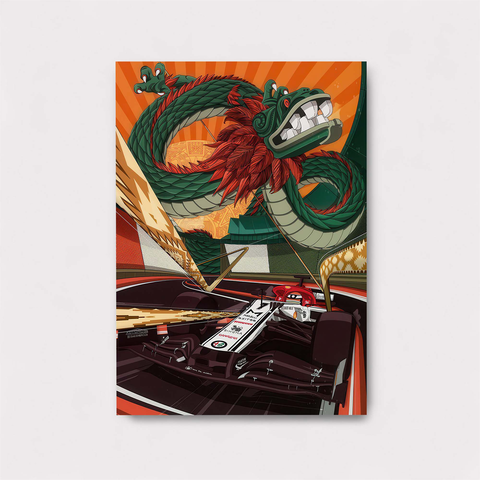 Dragon Rush Safe Wall Magnetic / M