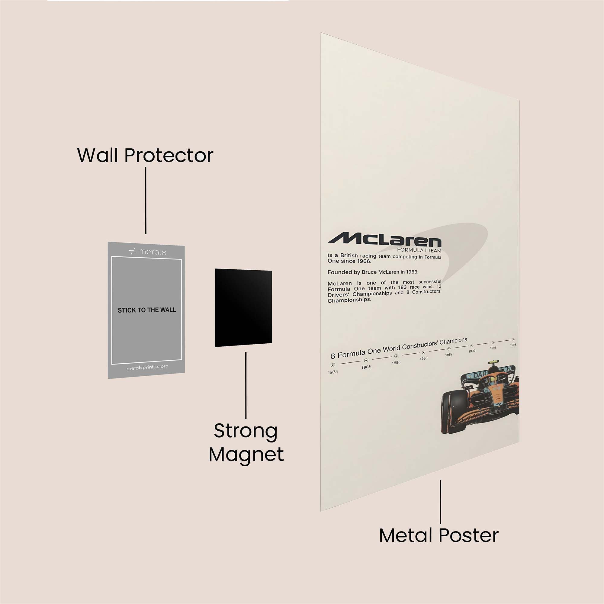 McLaren Majestic Safe Wall Magnetic / M