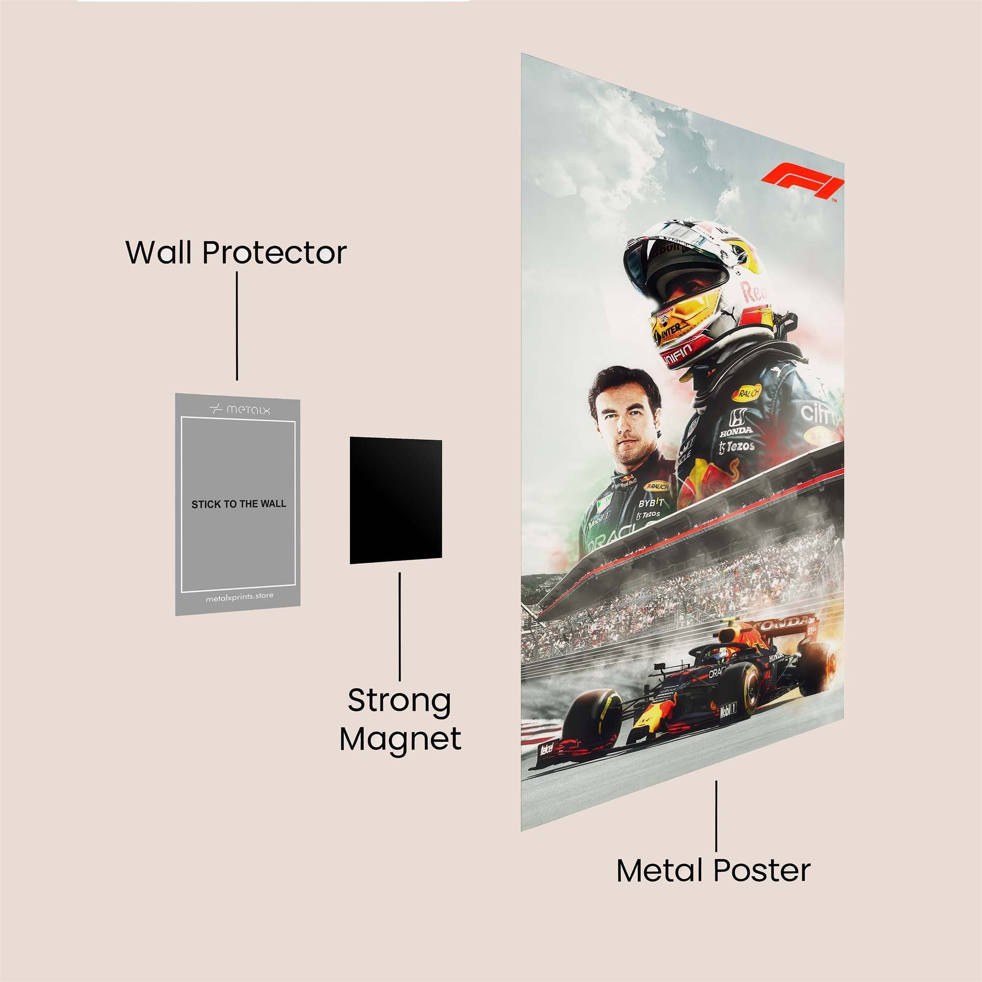Verstappen Victorious Safe Wall Magnetic / M