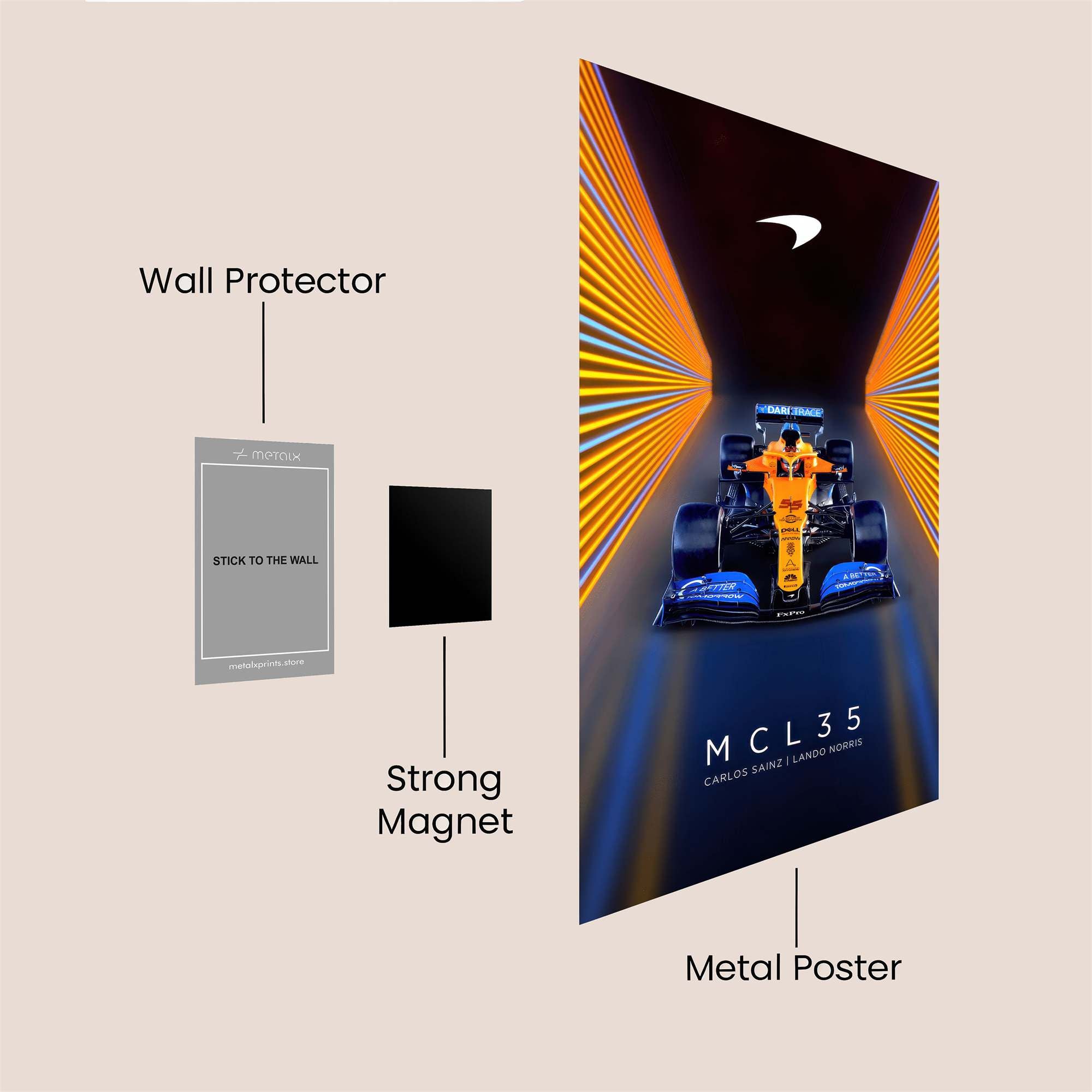 McLaren Velocity Safe Wall Magnetic / M
