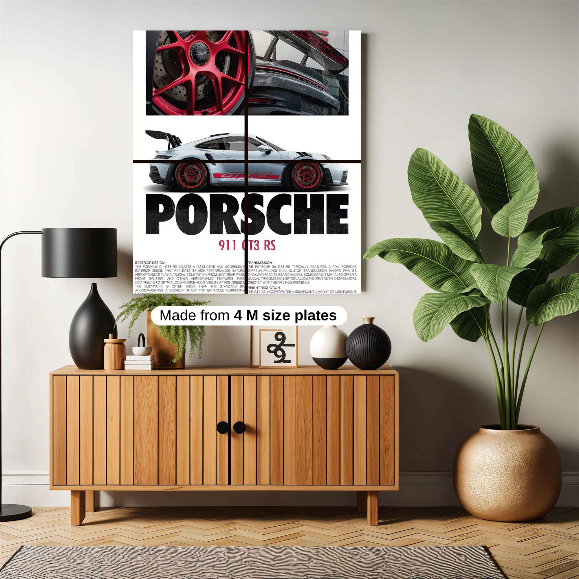 Porsche Passion Safe Wall Magnetic / M