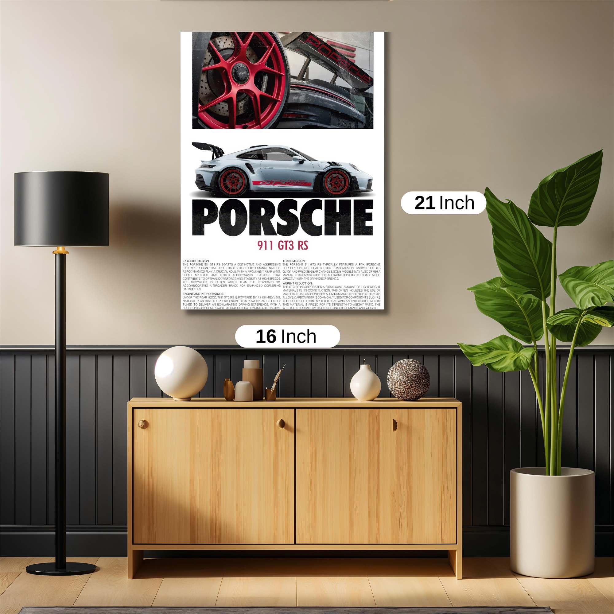 Porsche Passion Safe Wall Magnetic / M