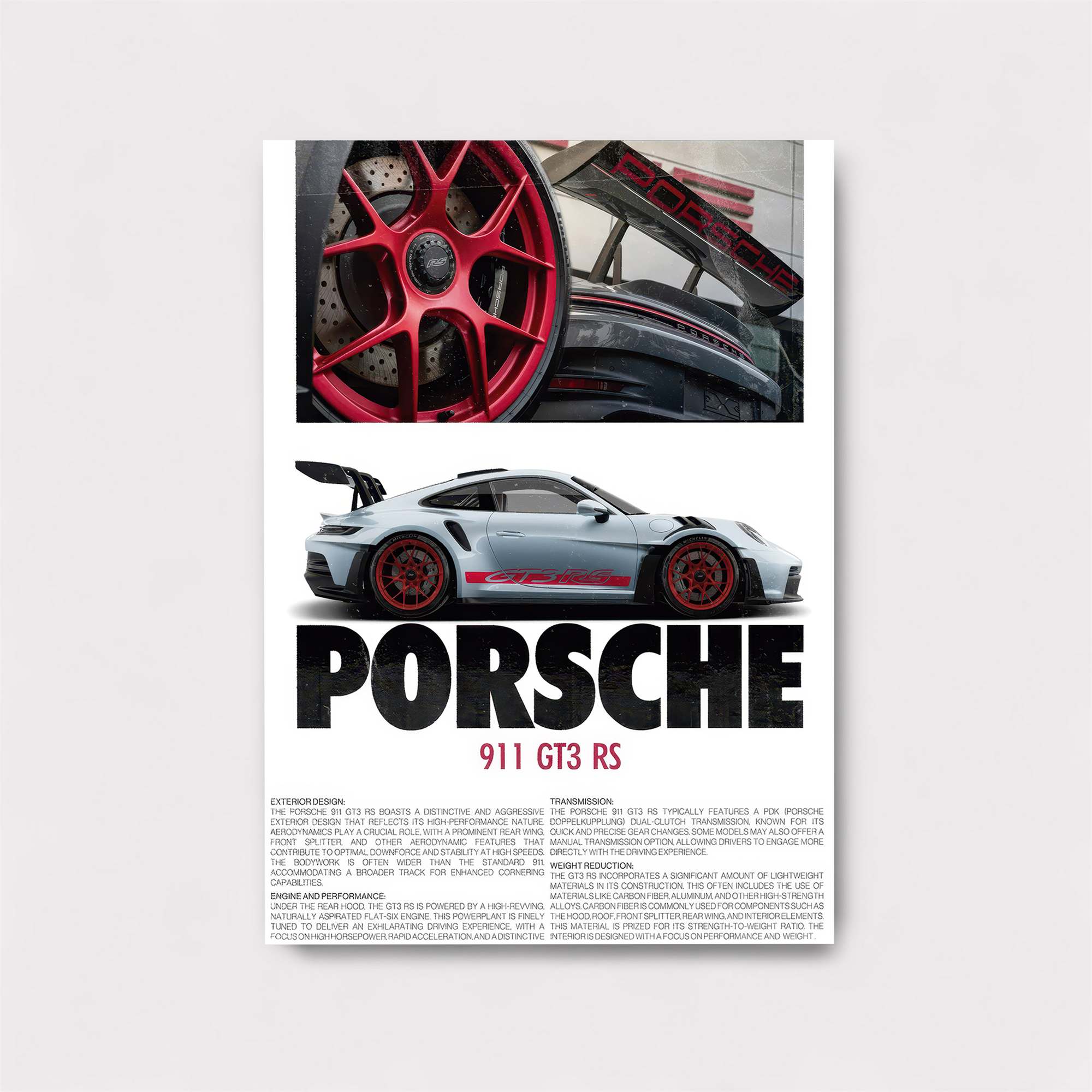 Porsche Passion Safe Wall Magnetic / M