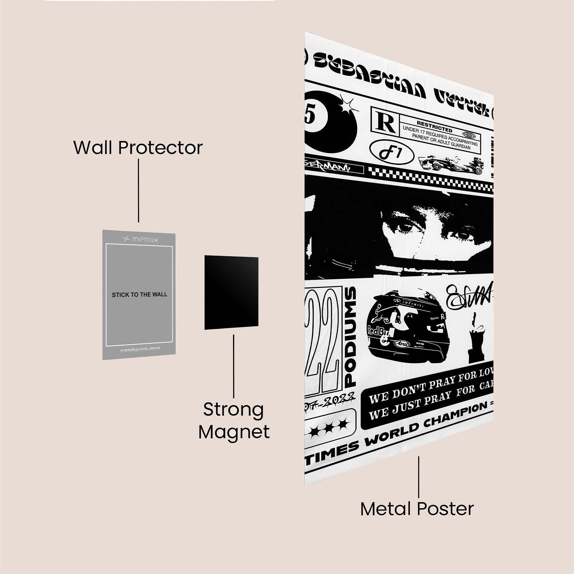 Hamilton Intensity Safe Wall Magnetic / M