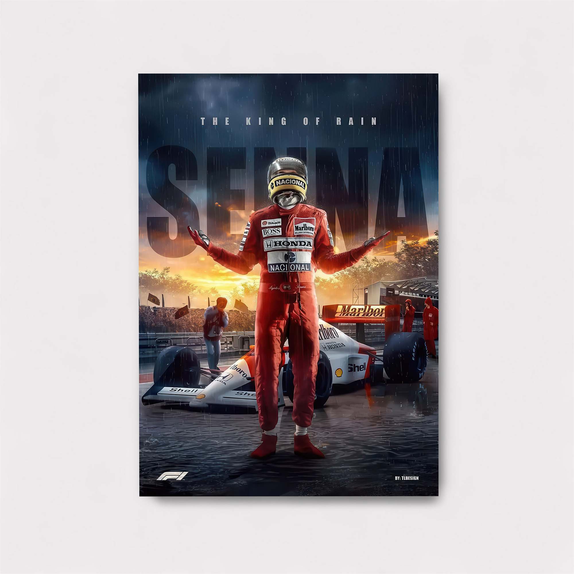 Senna Triumphant Safe Wall Magnetic / M