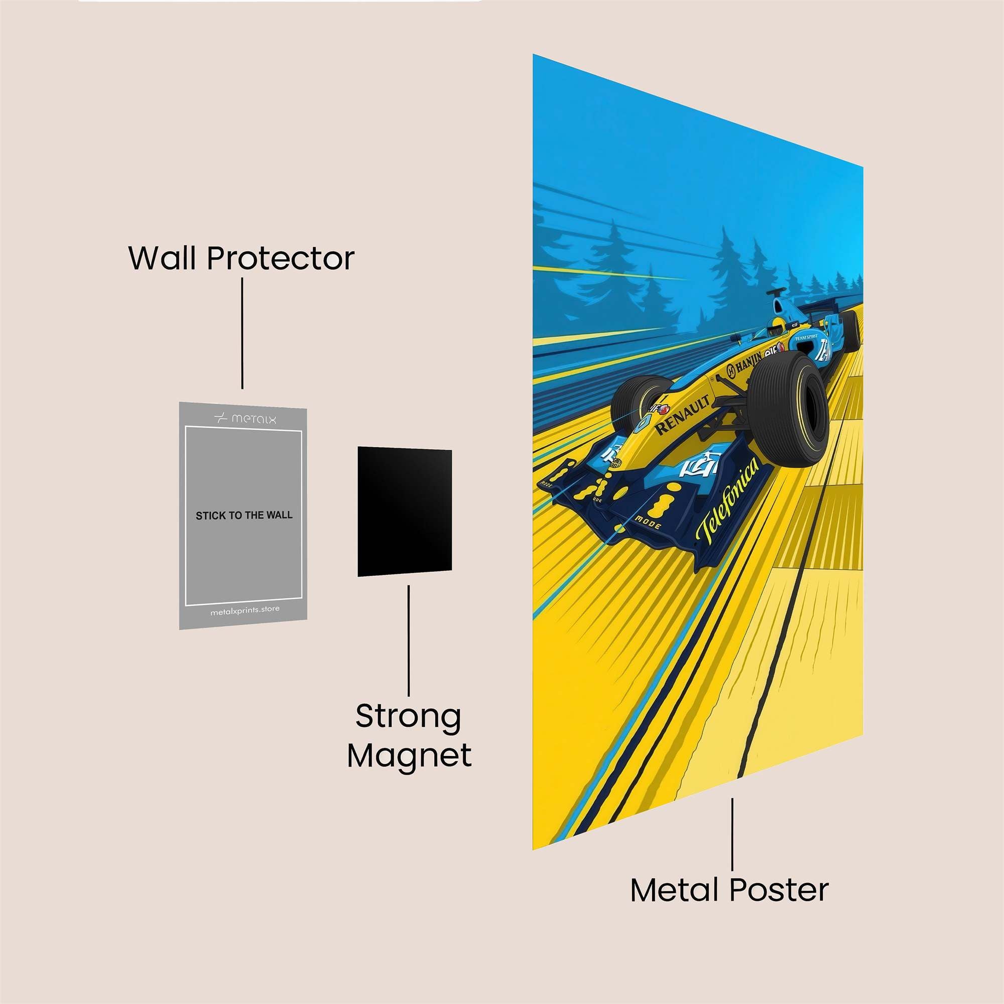 Renault Rush Safe Wall Magnetic / M