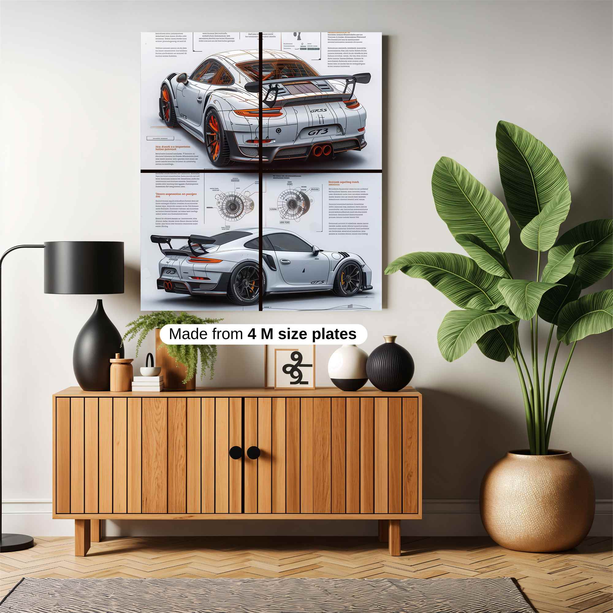 Porsche Passion Safe Wall Magnetic / M