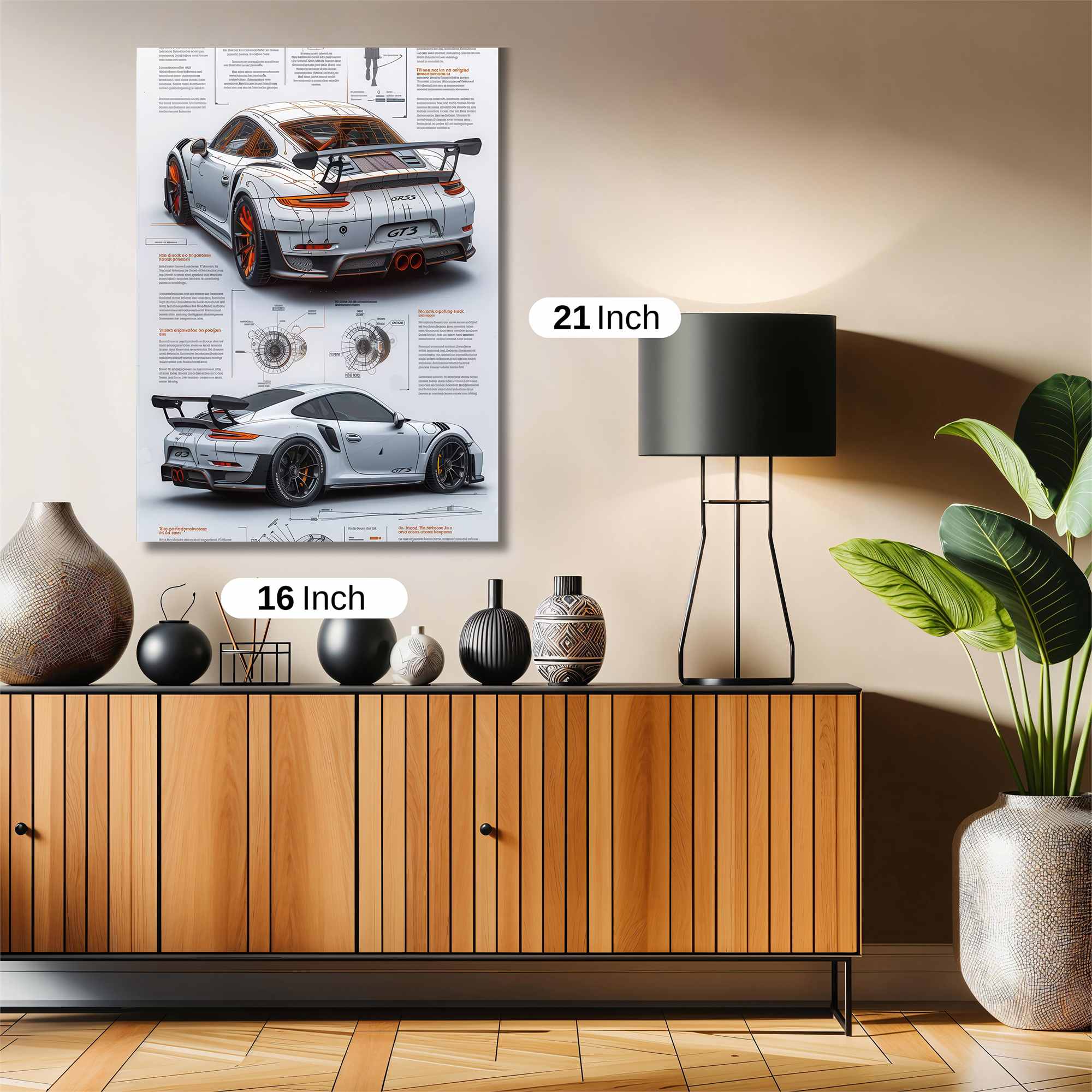 Porsche Passion Safe Wall Magnetic / M