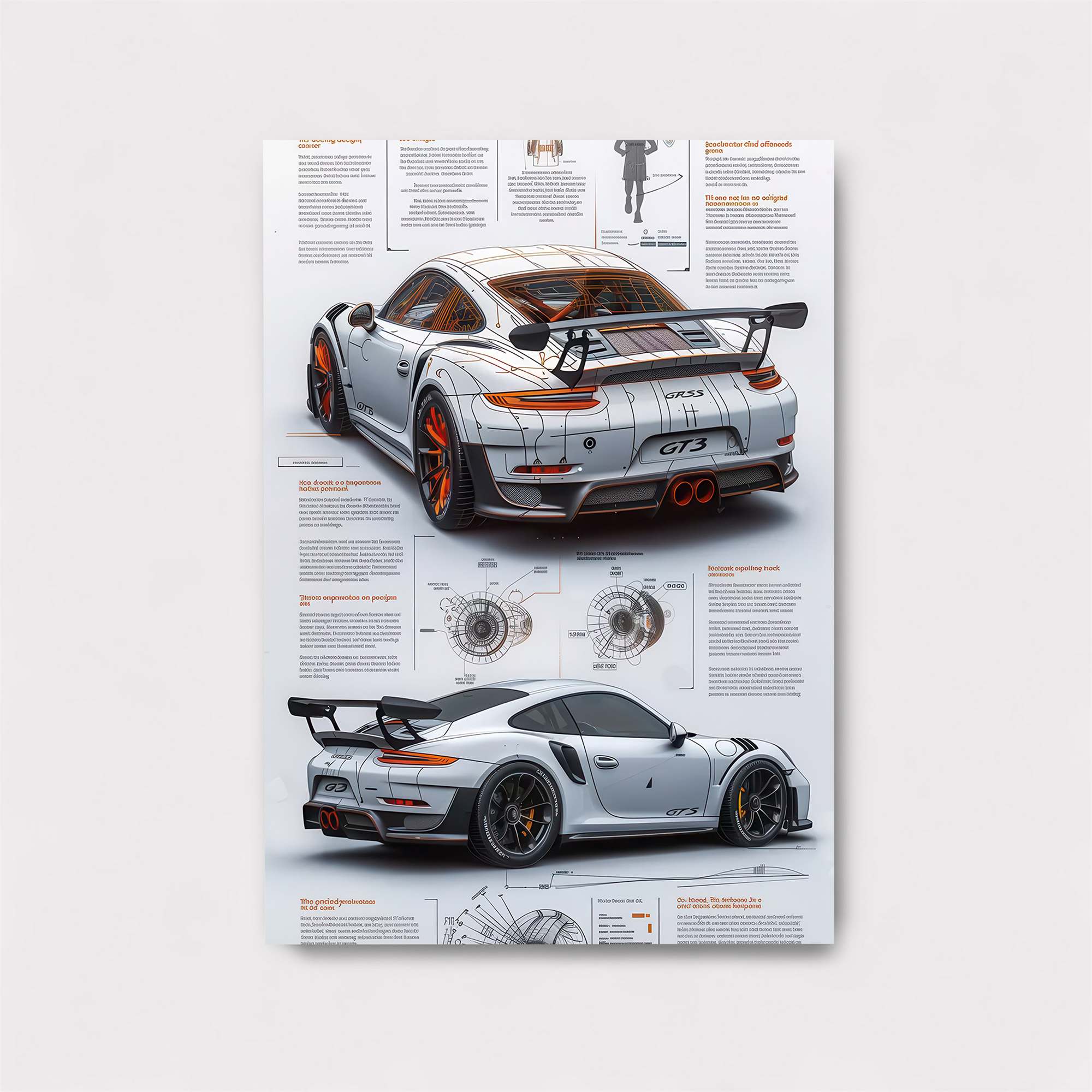 Porsche Passion Safe Wall Magnetic / M