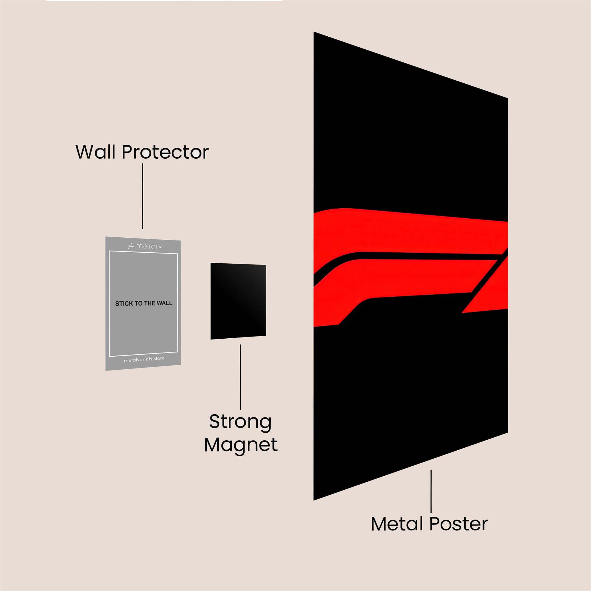Formula Fiery Safe Wall Magnetic / M