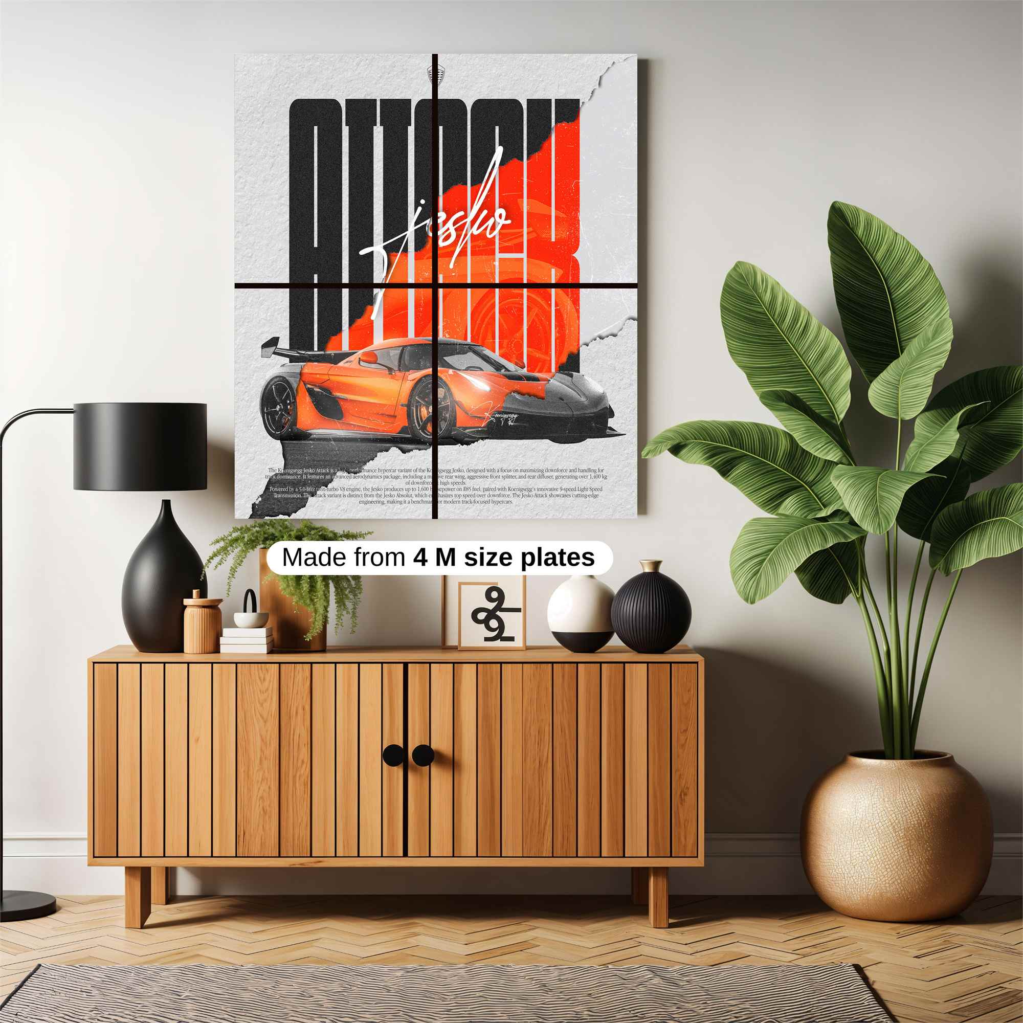 Koenigsegg Rush Safe Wall Magnetic / M