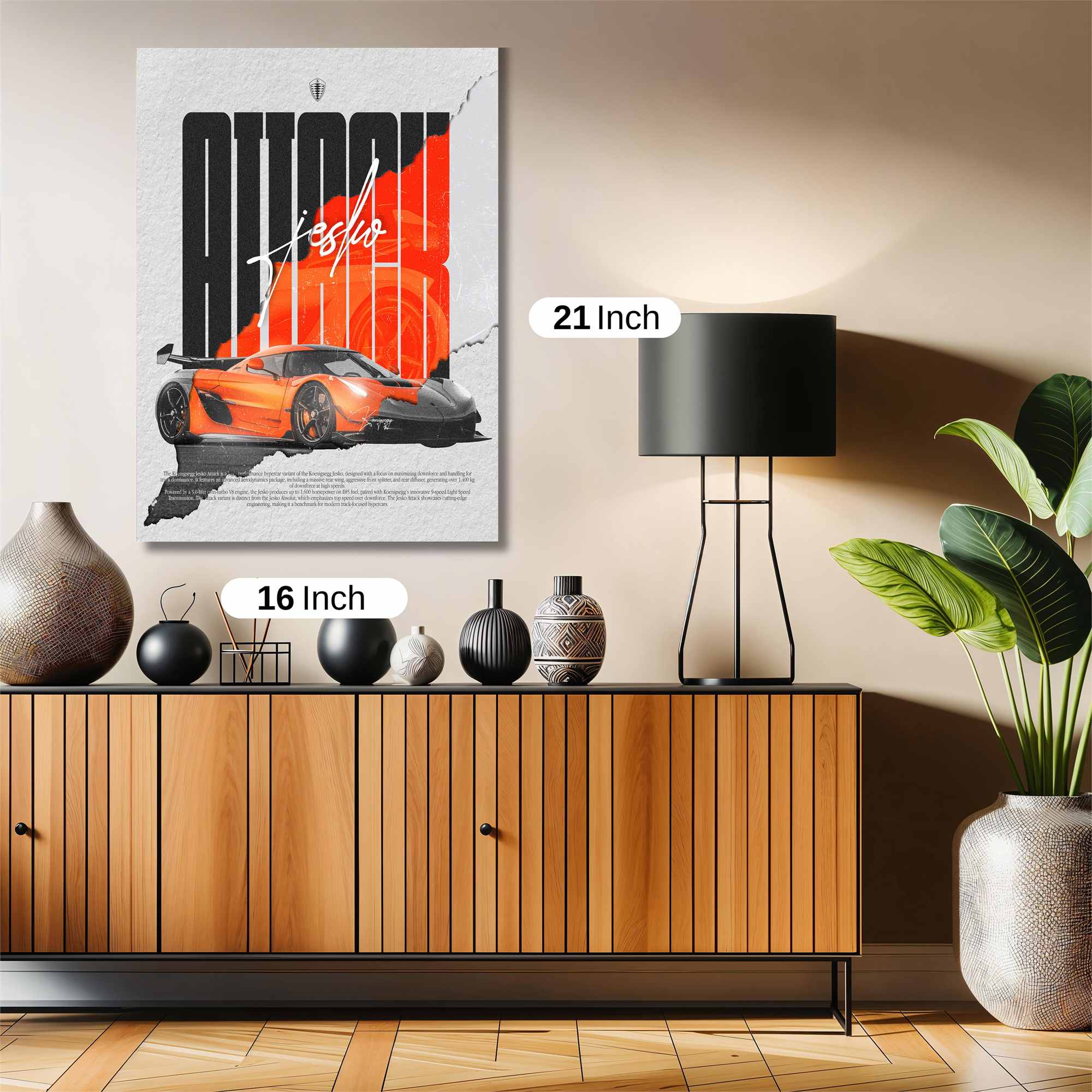 Koenigsegg Rush Safe Wall Magnetic / M