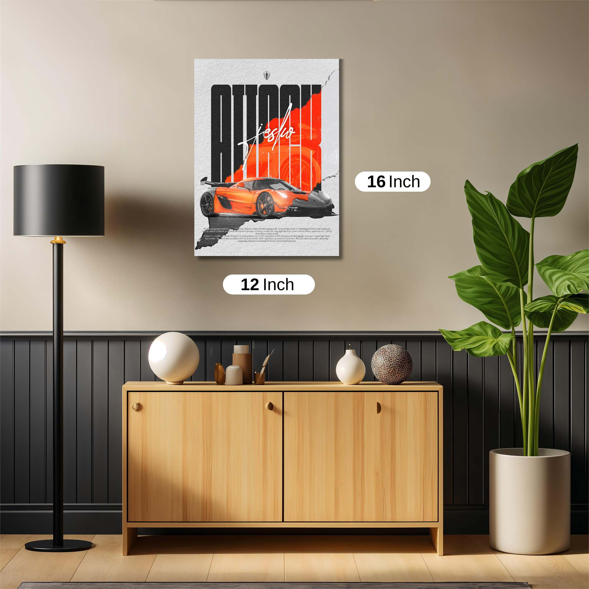 Koenigsegg Rush Safe Wall Magnetic / M