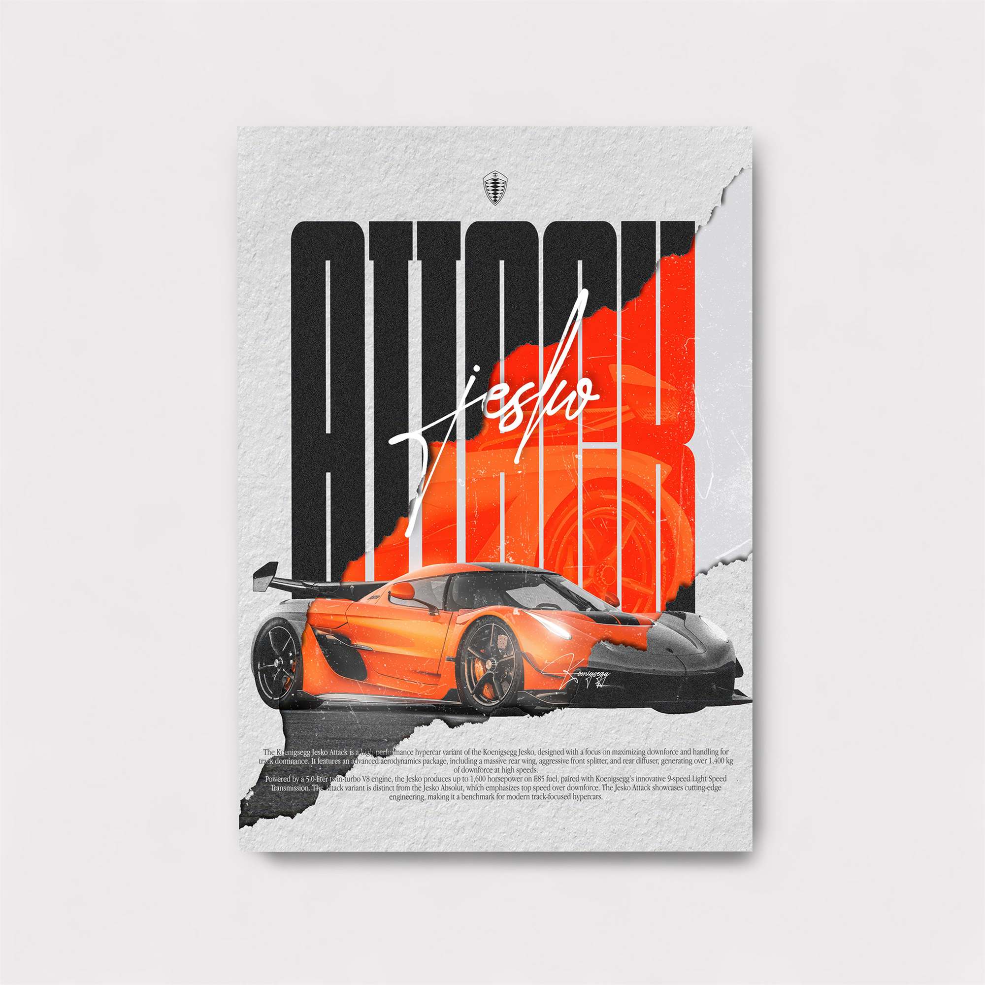 Koenigsegg Rush Safe Wall Magnetic / M