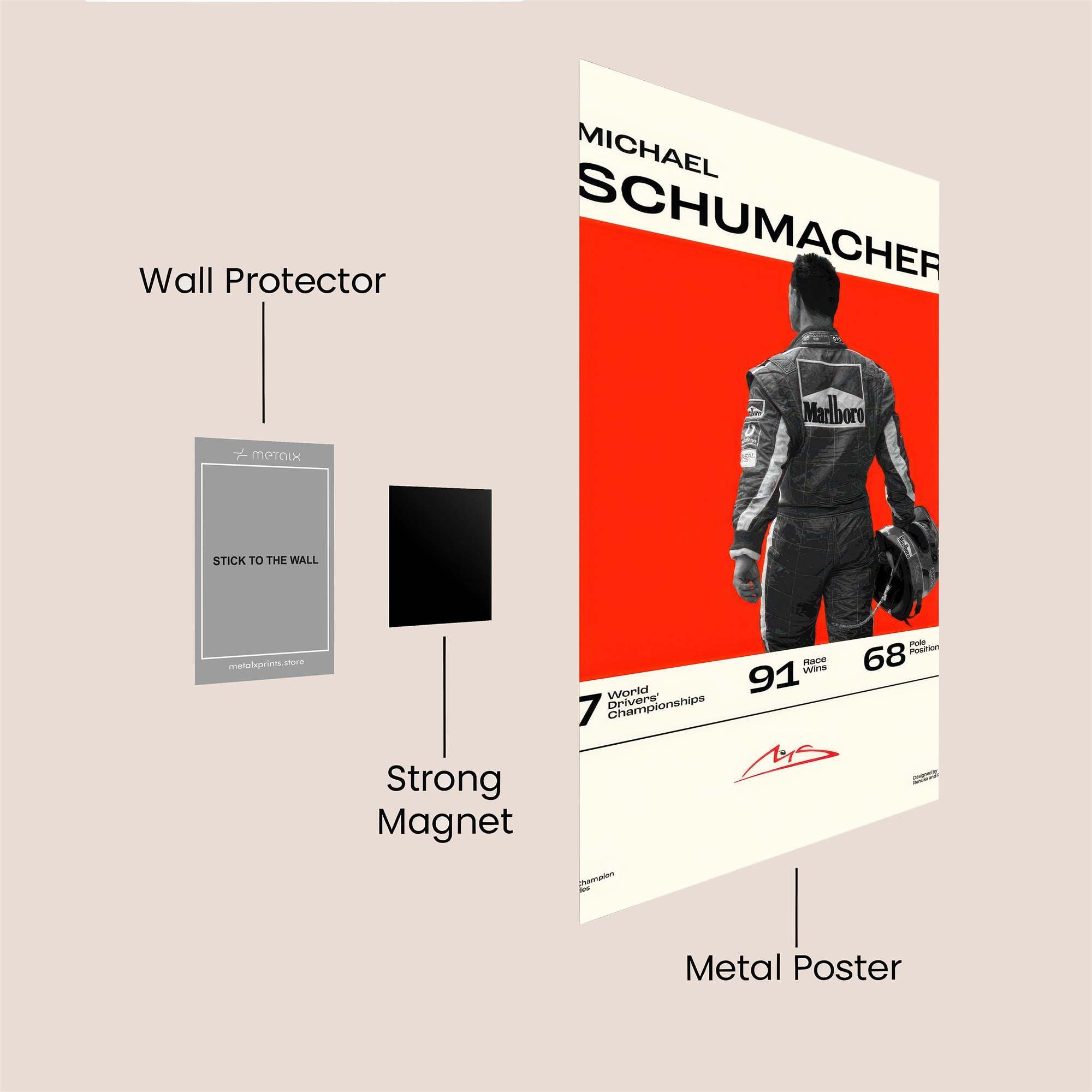 Schumacher Legend Safe Wall Magnetic / M