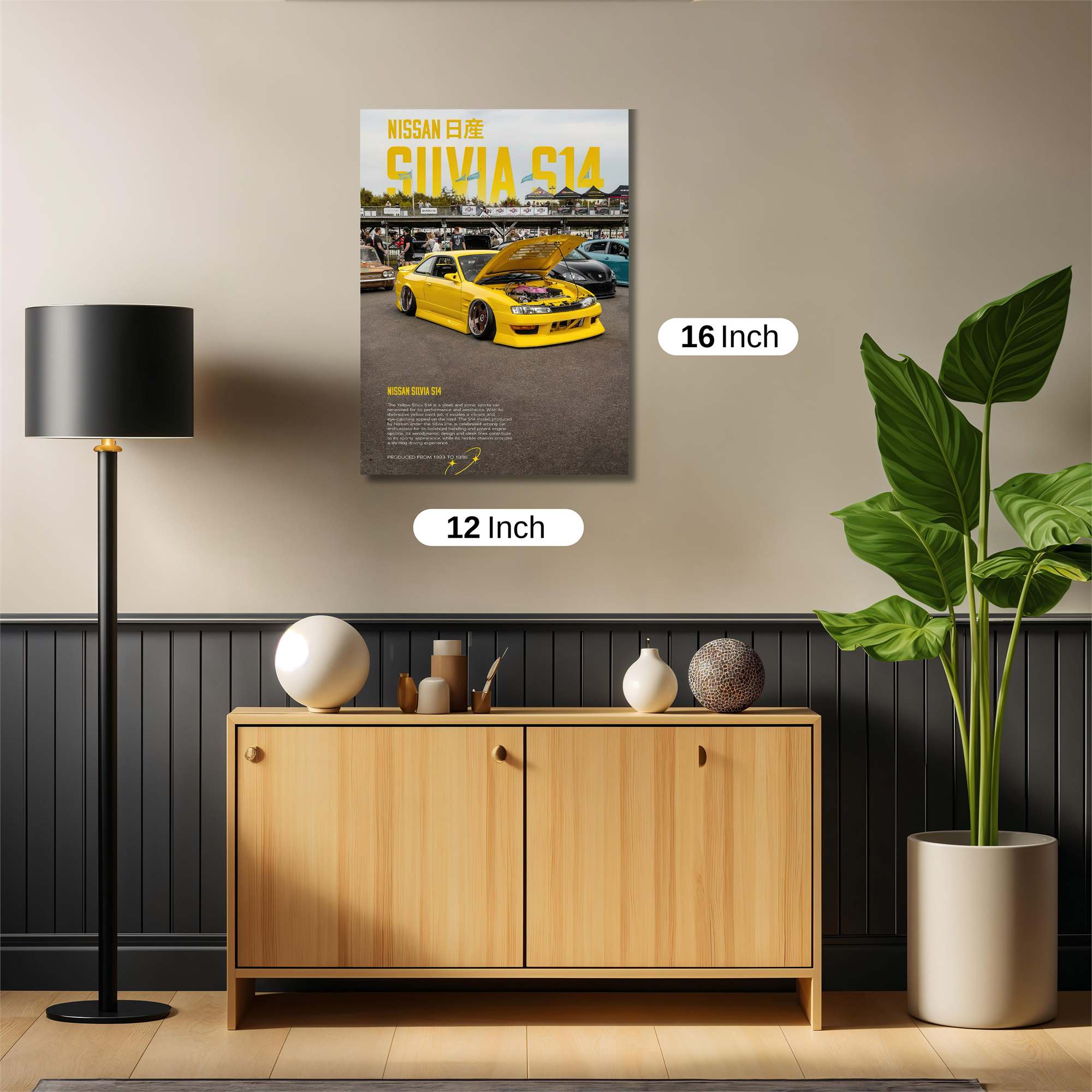 Silvia Vibrant Safe Wall Magnetic / M