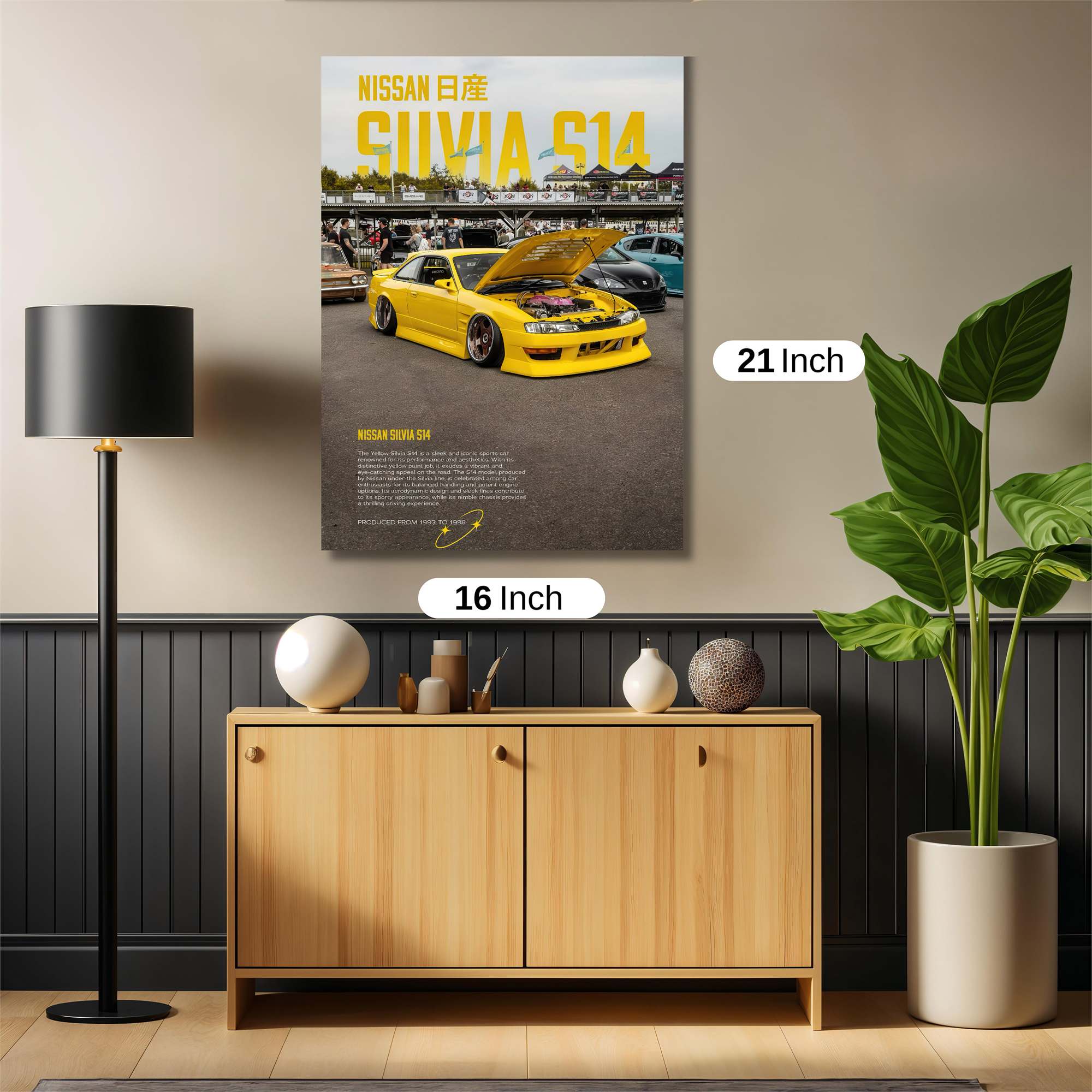 Silvia Vibrant Safe Wall Magnetic / M