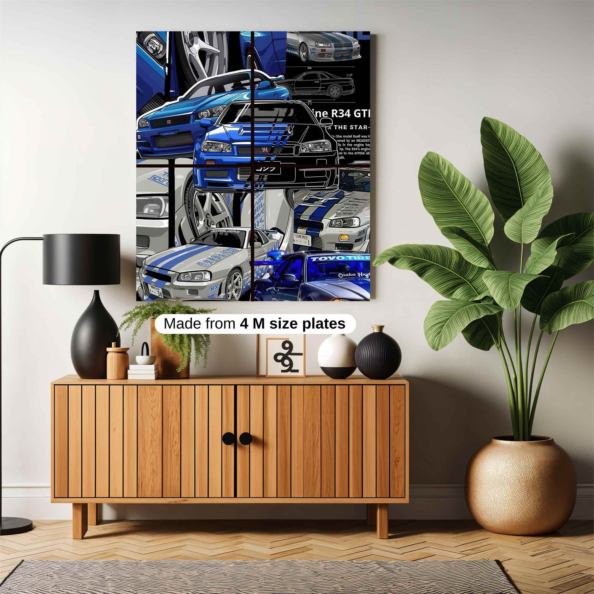 Skyline Majesty Safe Wall Magnetic / M