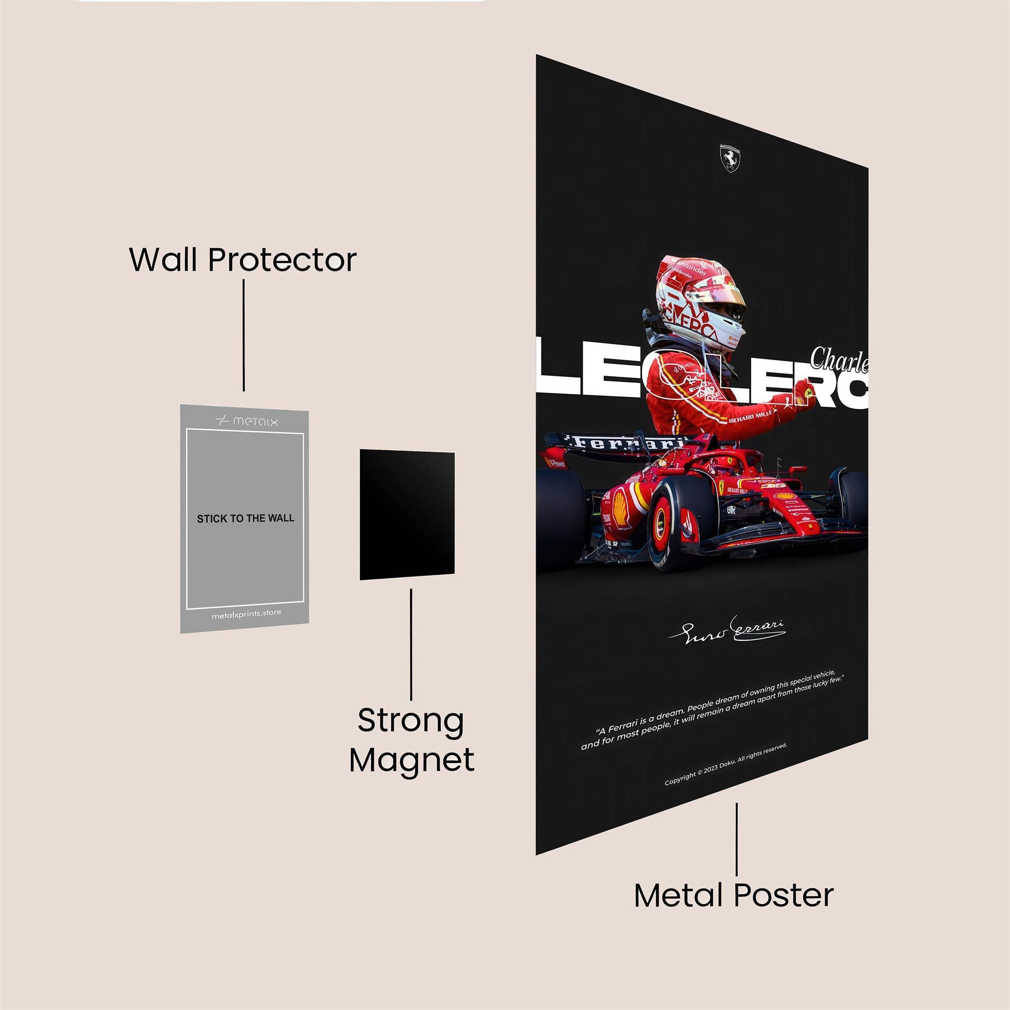 Leclerc Dynamic Safe Wall Magnetic / M