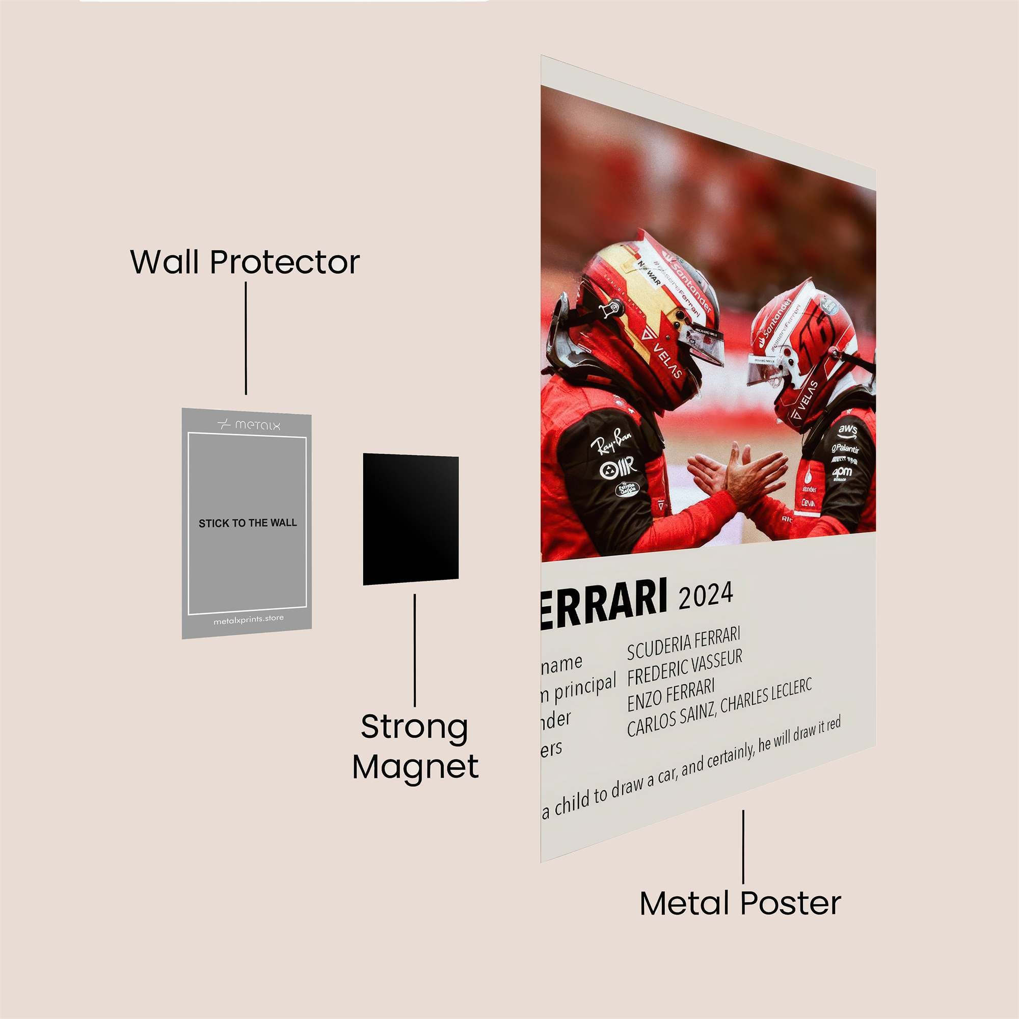 Ferrari Unity Safe Wall Magnetic / M