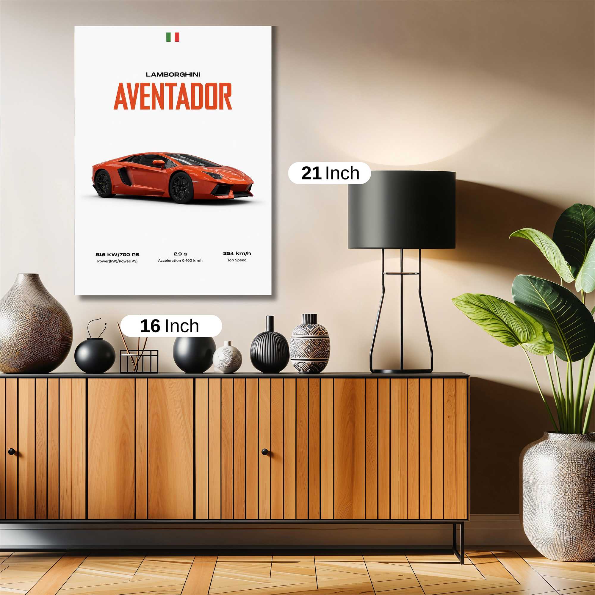Aventador Exhilaration Safe Wall Magnetic / M