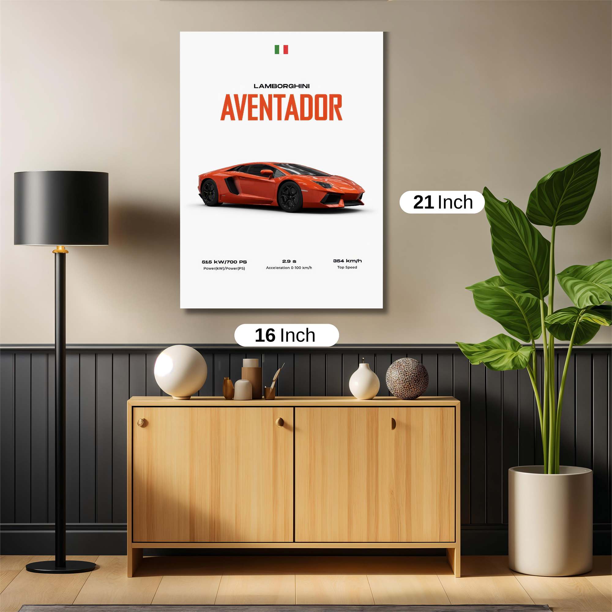 Aventador Exhilaration Safe Wall Magnetic / M