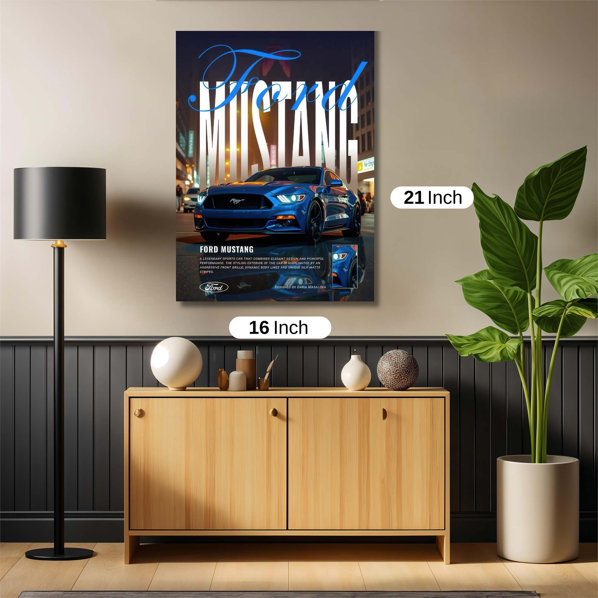 Mustang Majestic Safe Wall Magnetic / M