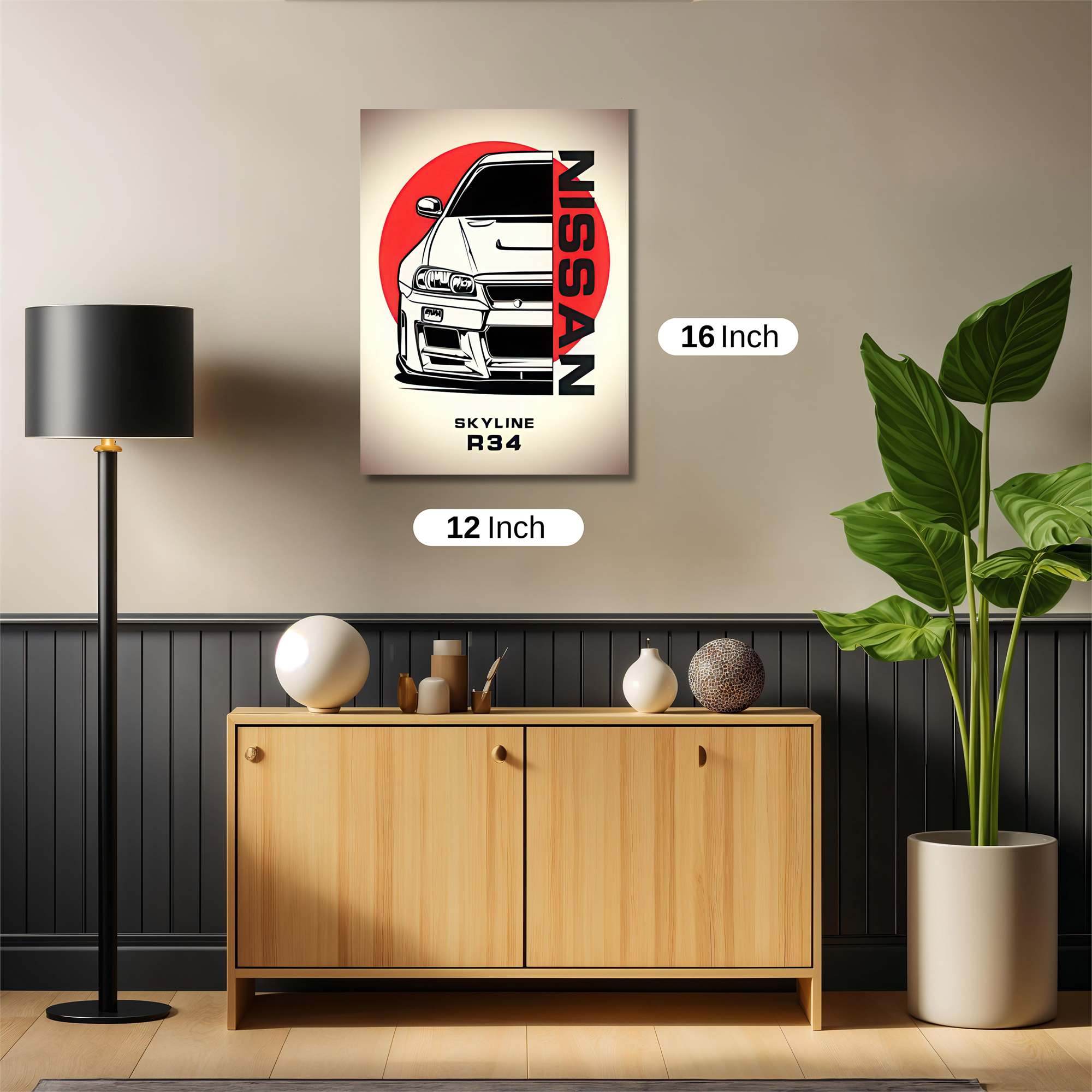 Skyline Serenity Safe Wall Magnetic / M