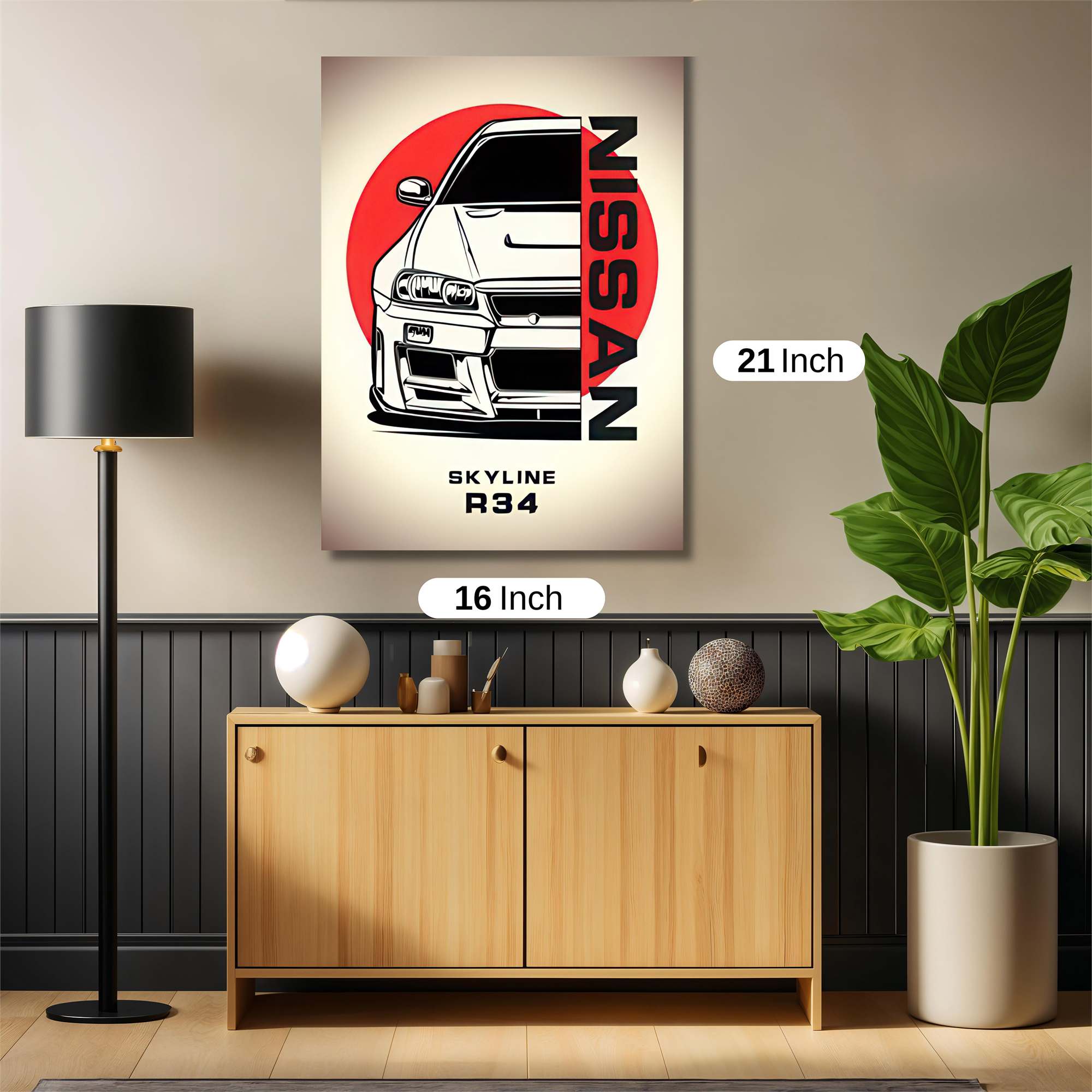 Skyline Serenity Safe Wall Magnetic / M