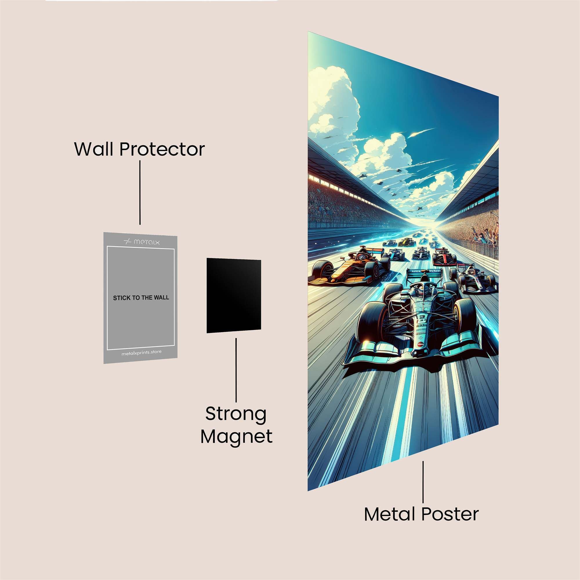 Race Euphoria Safe Wall Magnetic / M